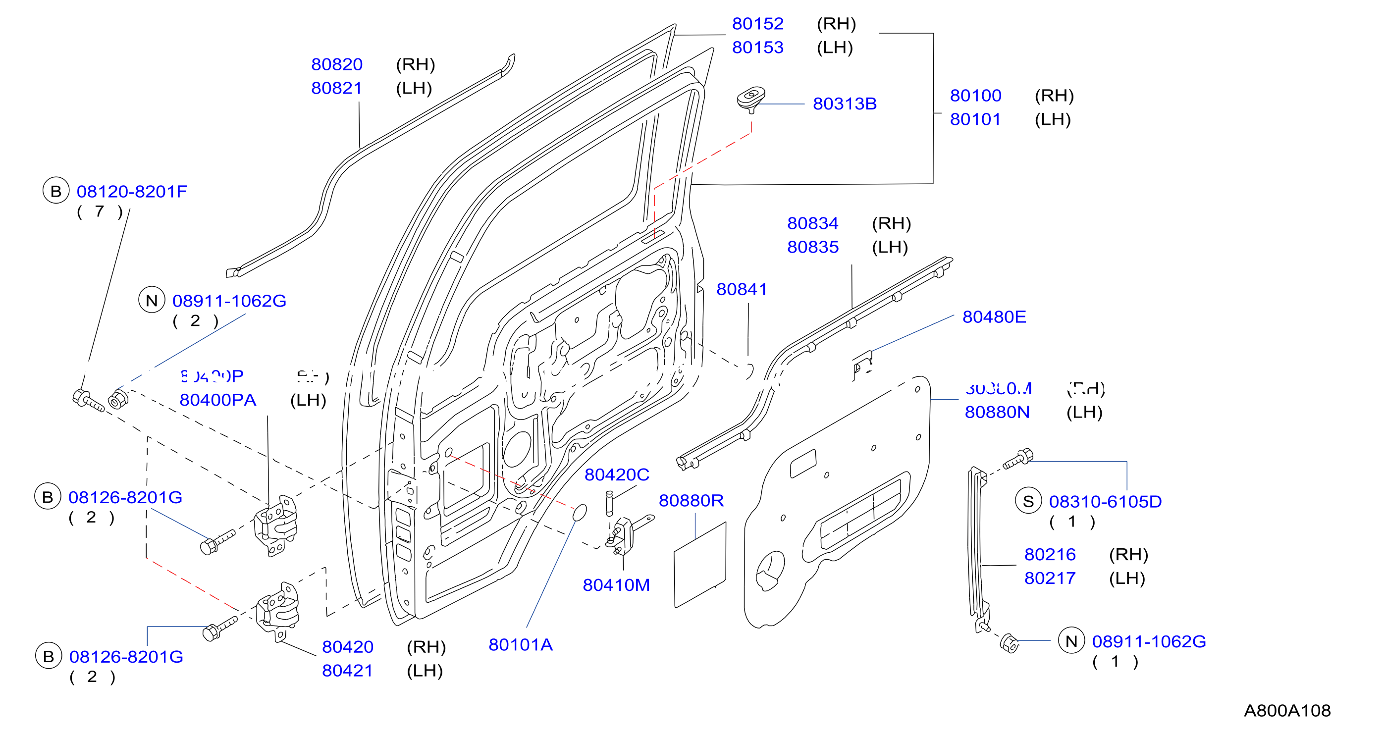 Front Door Panel Fitting