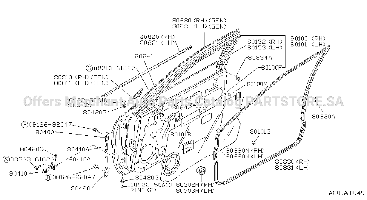 Front Door Panel Fitting
