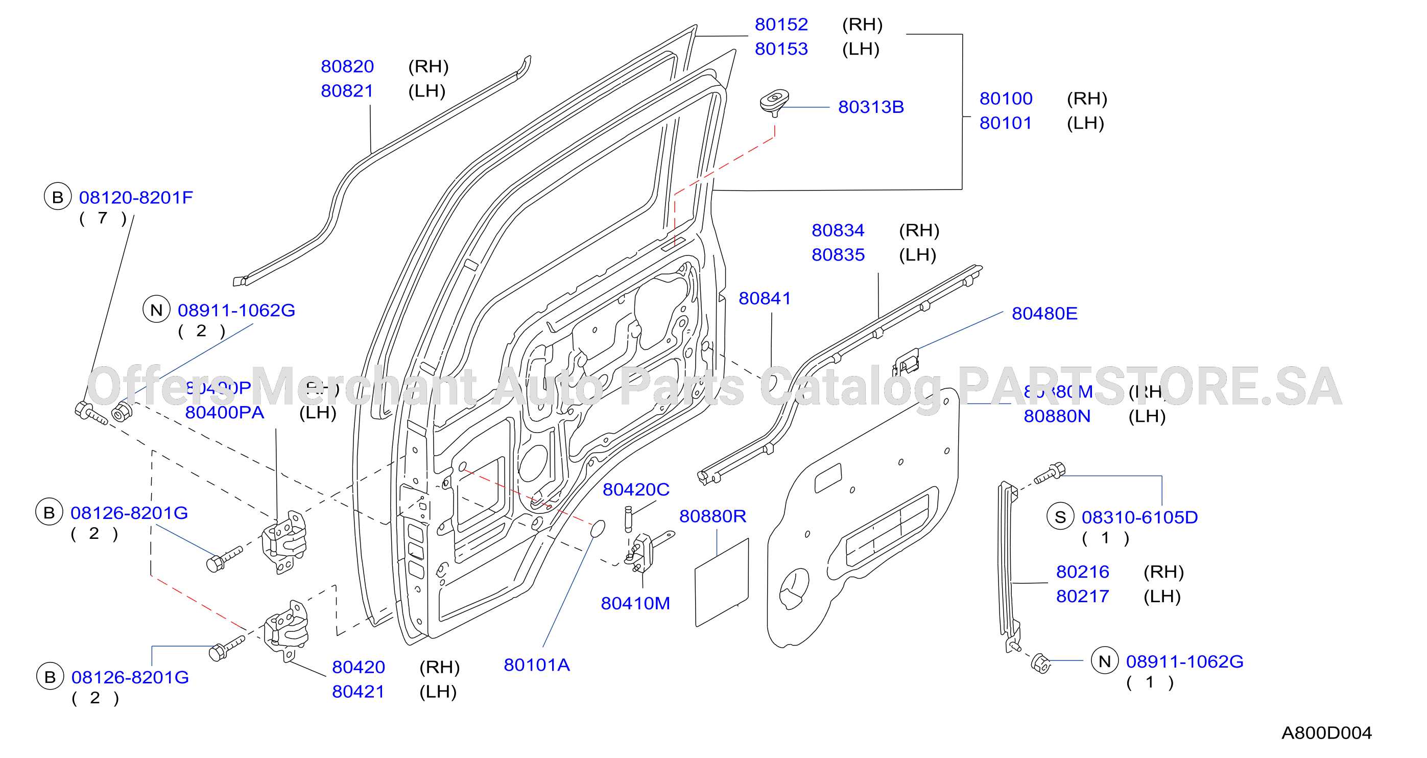 Front Door Panel Fitting