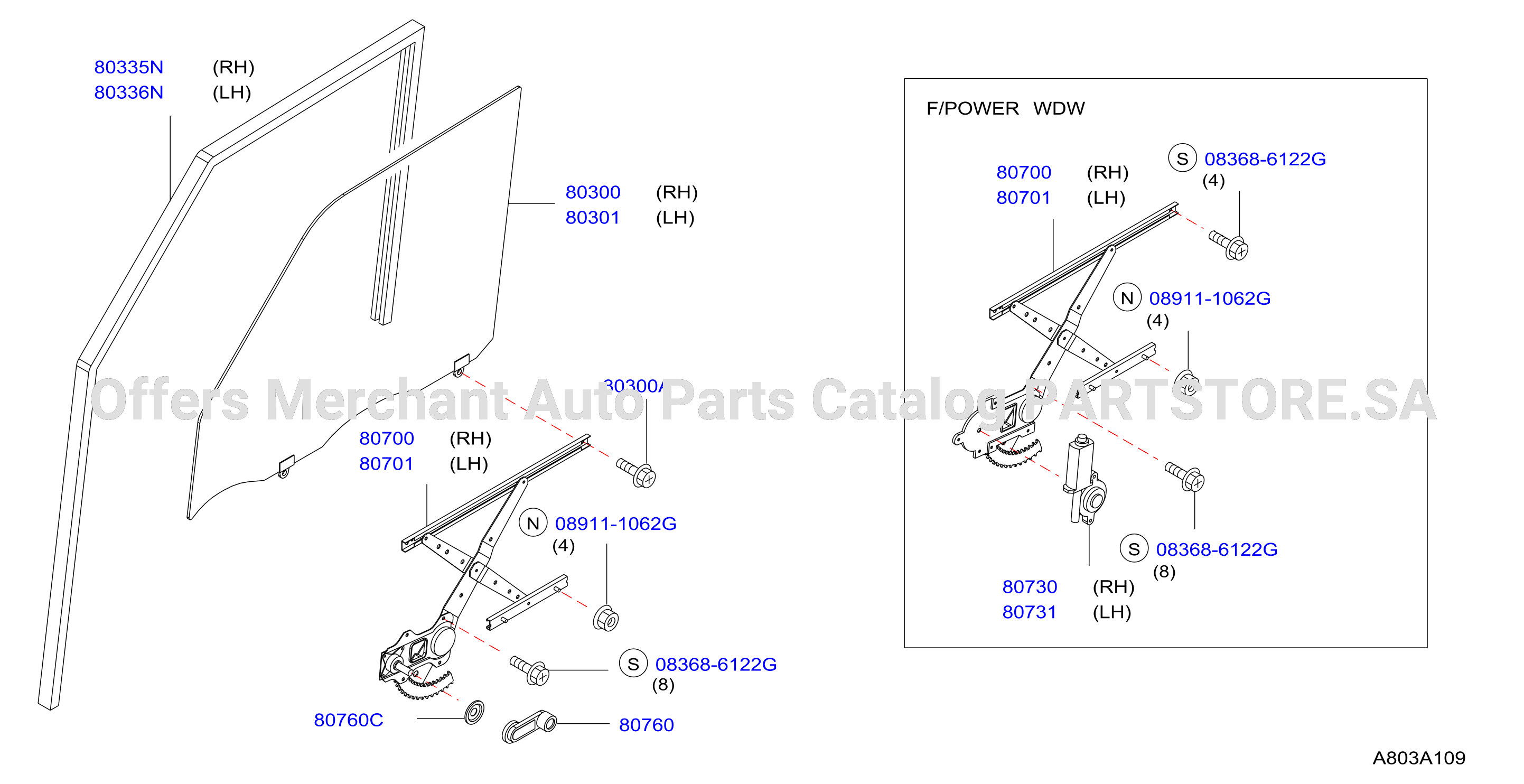 Front Door Window Regulator