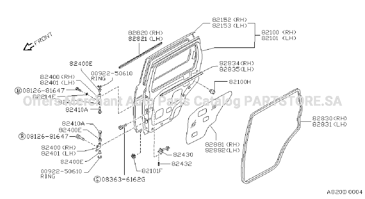 Rear Door Panel Fitting