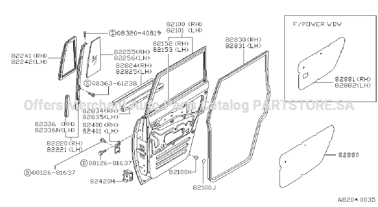 Rear Door Panel Fitting