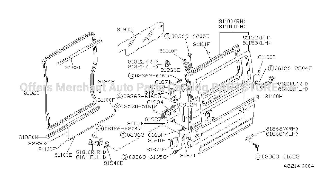 Slide Door Panel Fitting