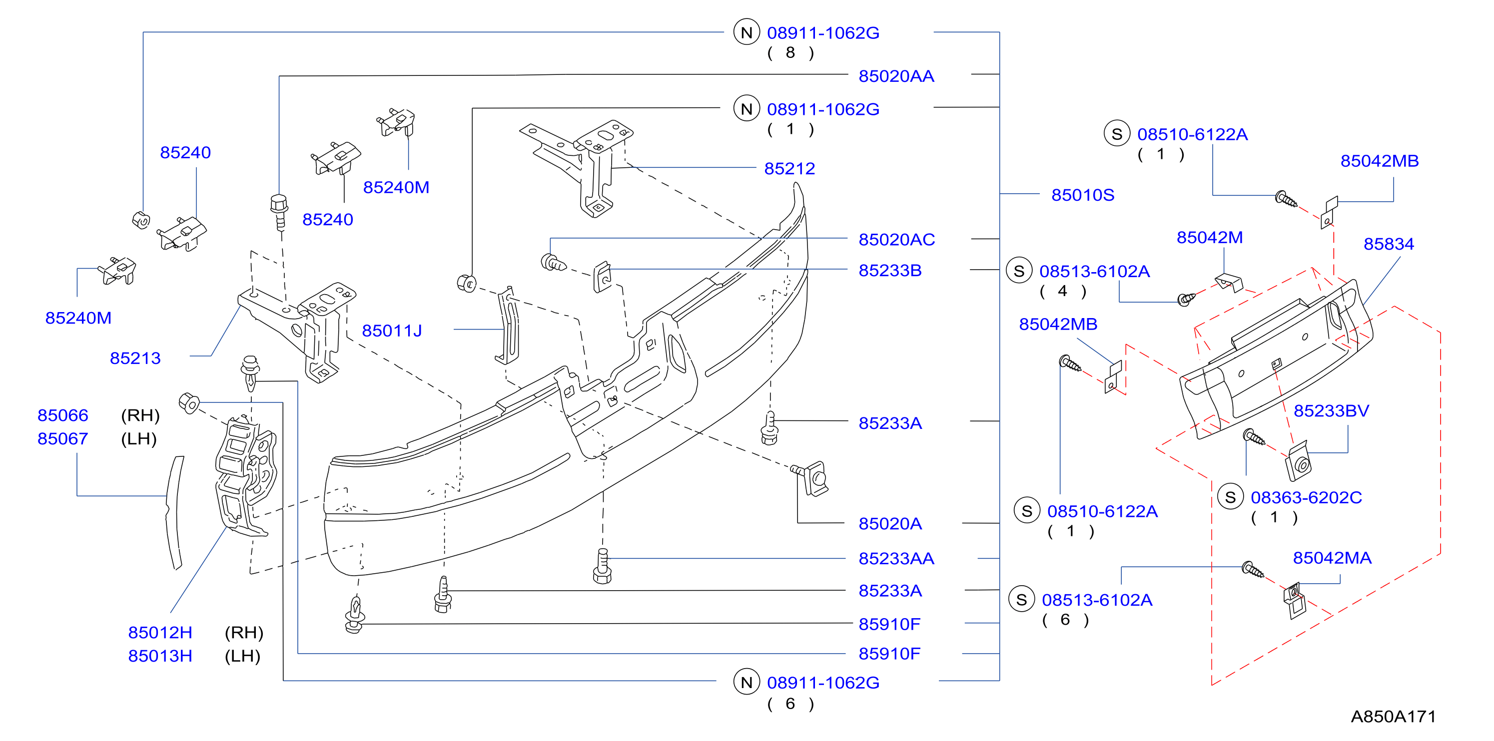 Rear Bumper S
