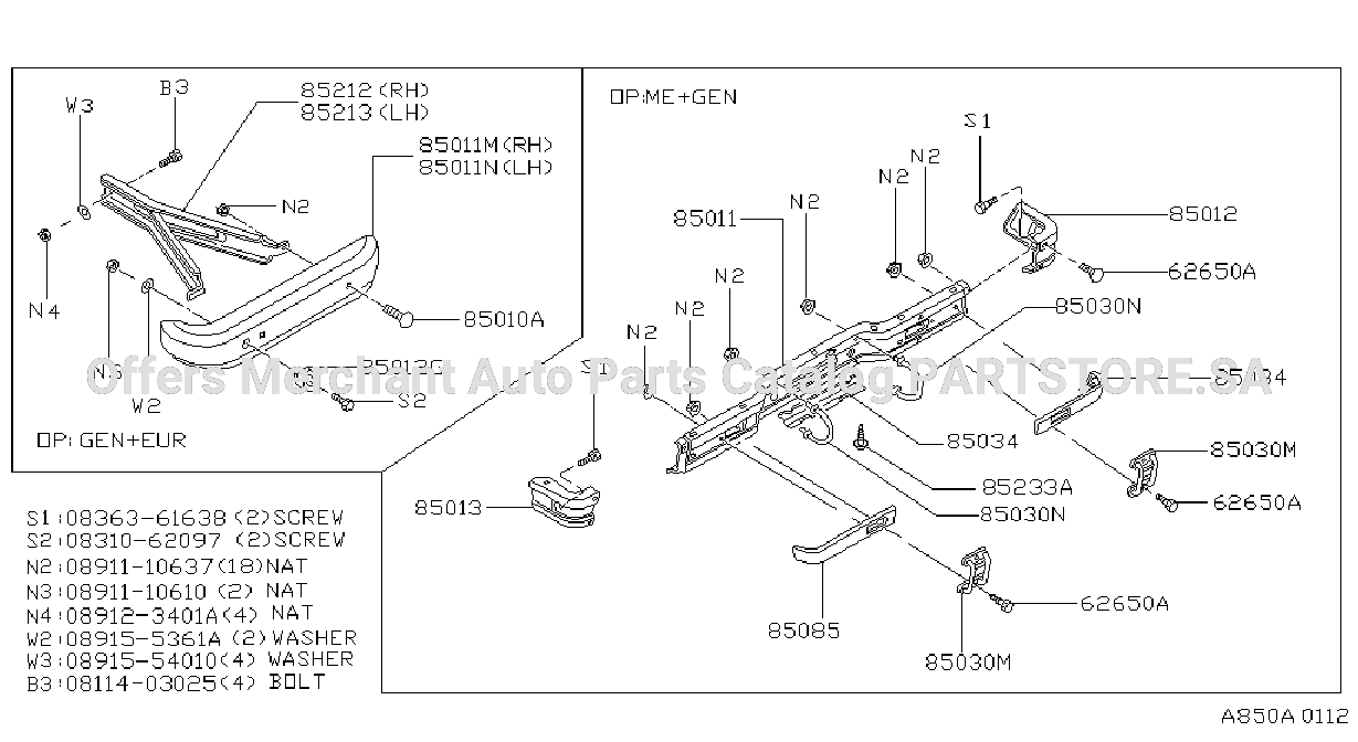 Rear Bumper No 1