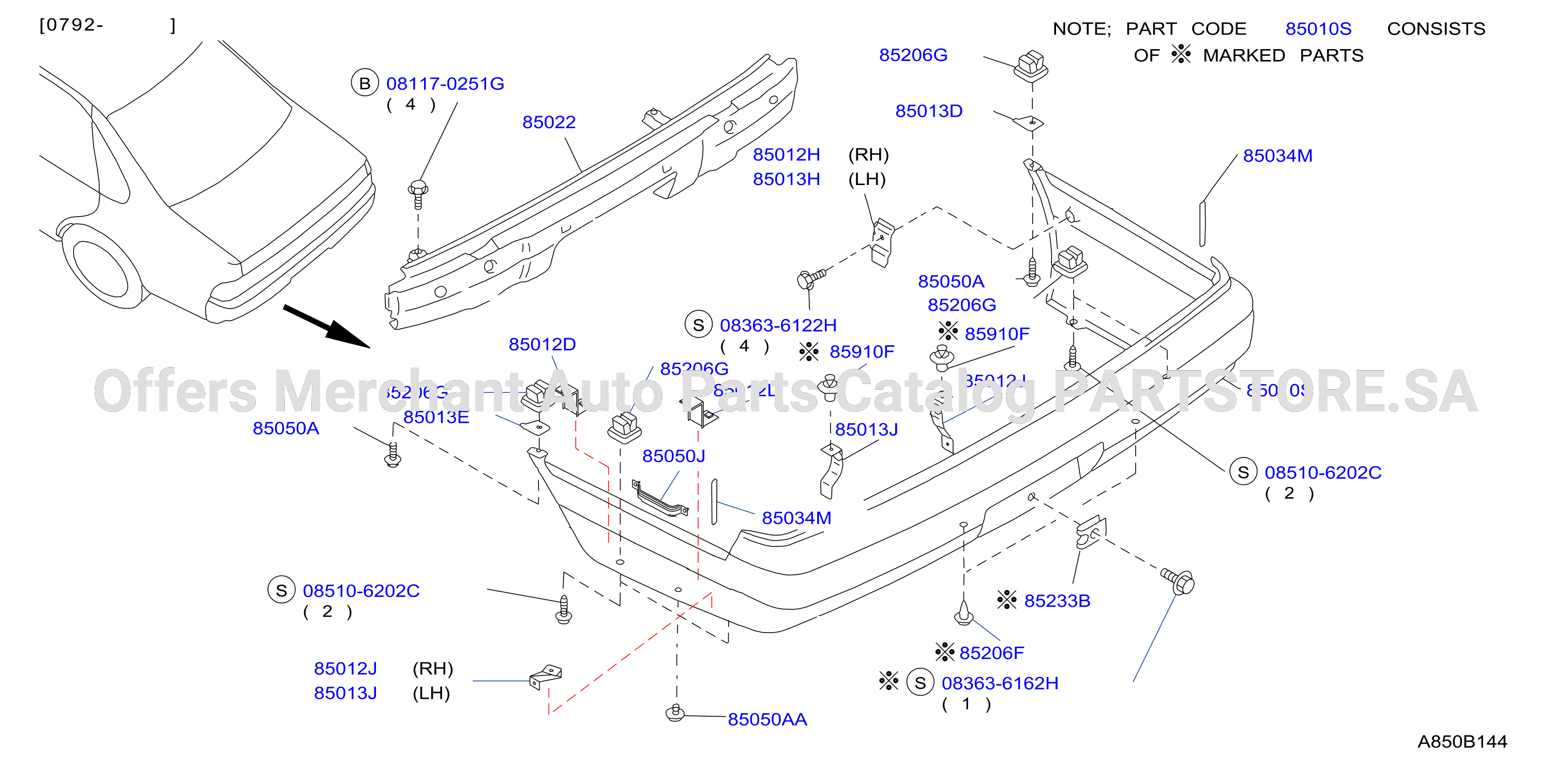Rear Bumper Large Bumper