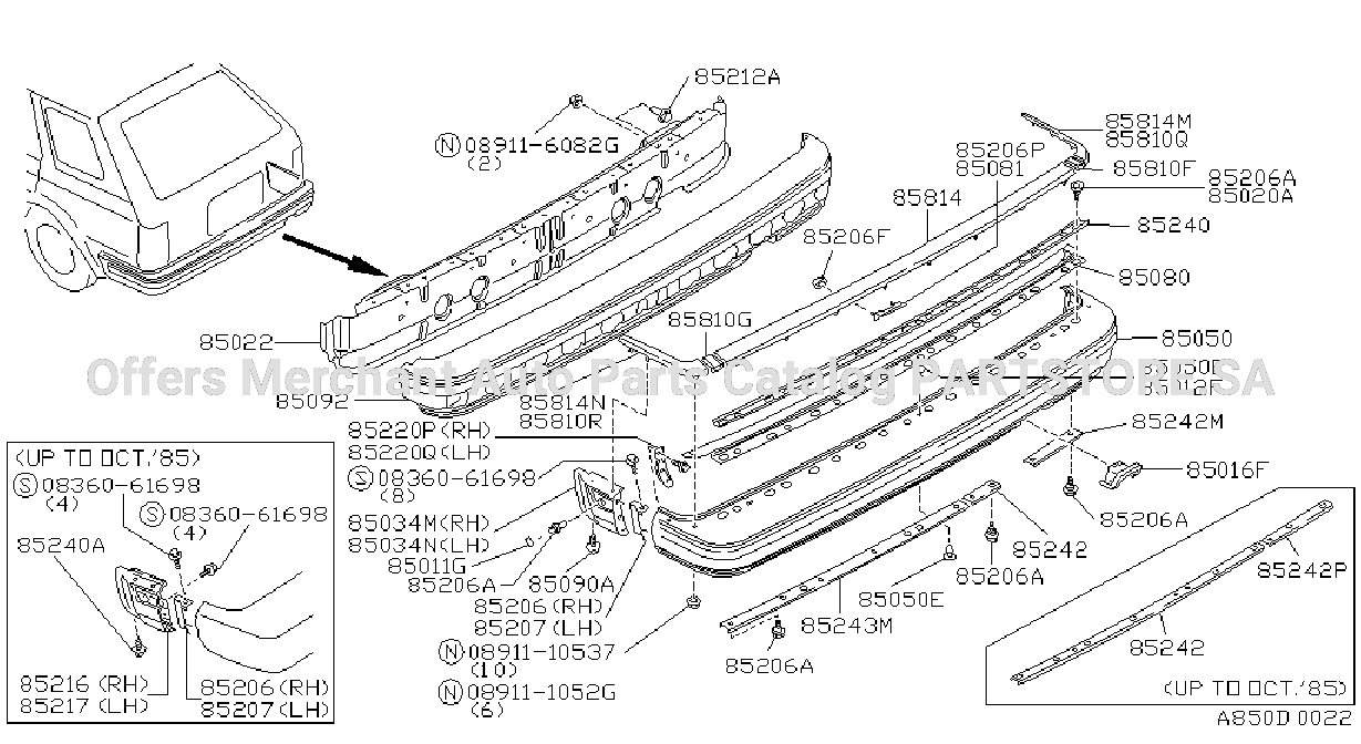 Rear Bumper Gen