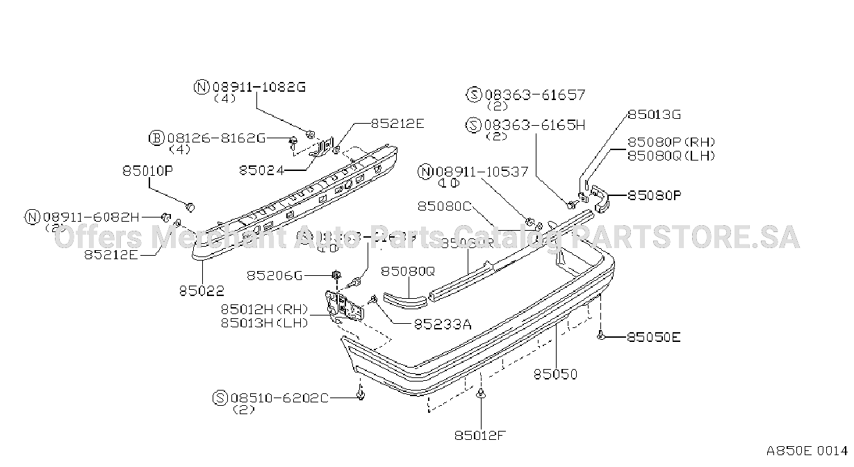 Rear Bumper No 1