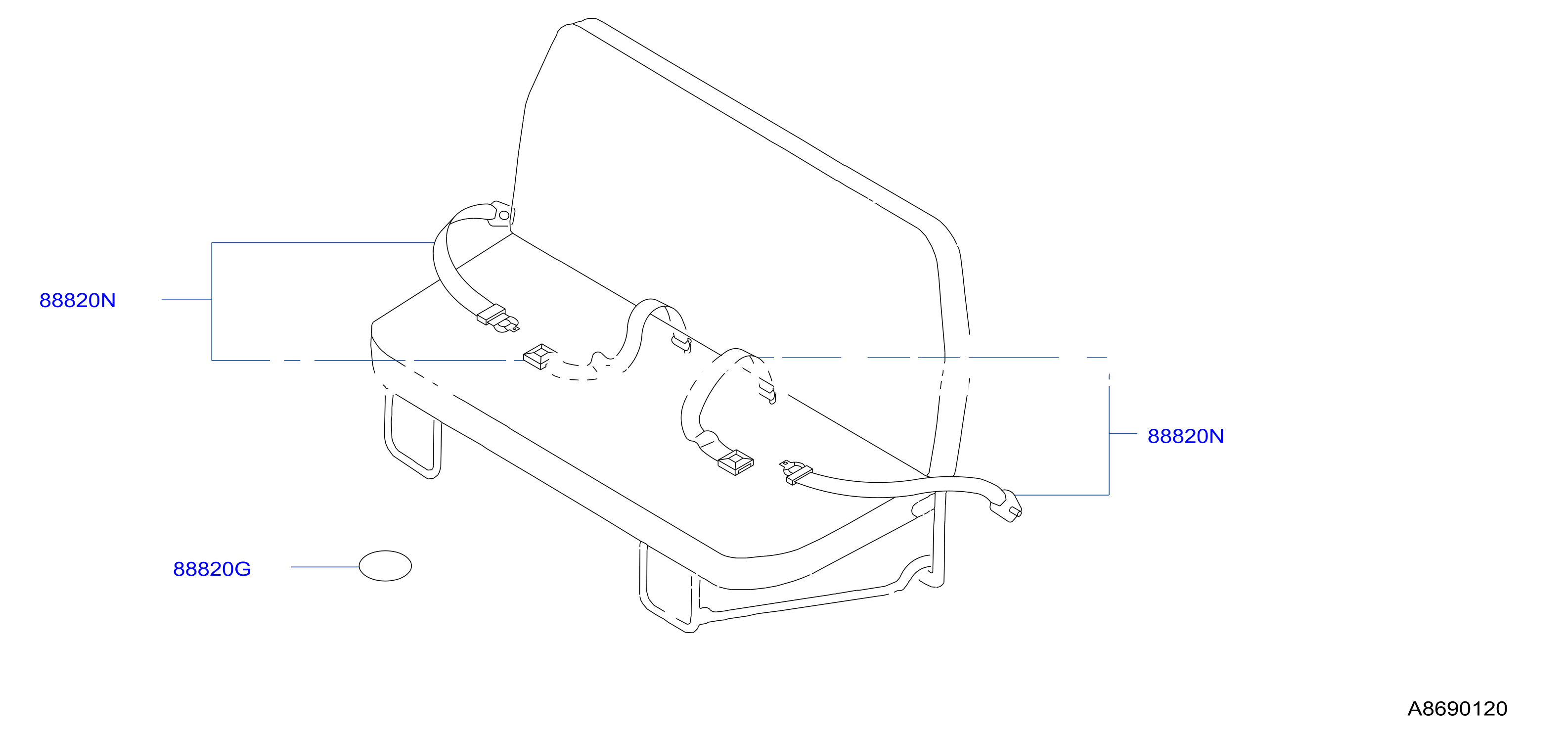 Rear Seat Belt