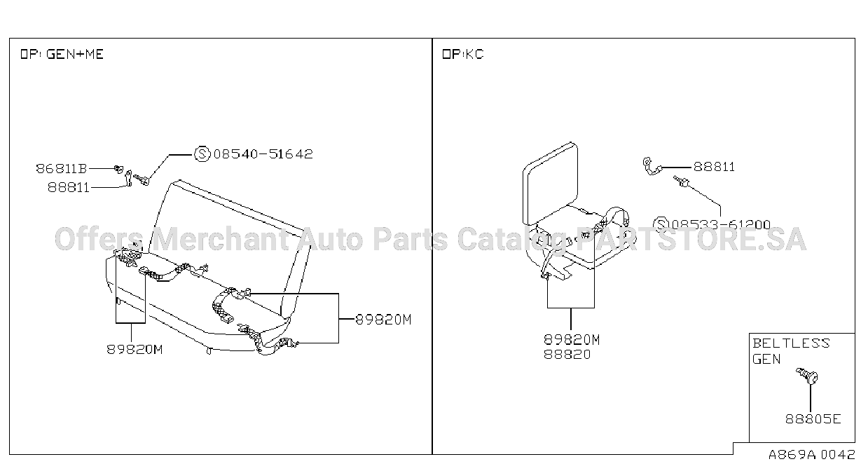Rear Seat Belt No 2