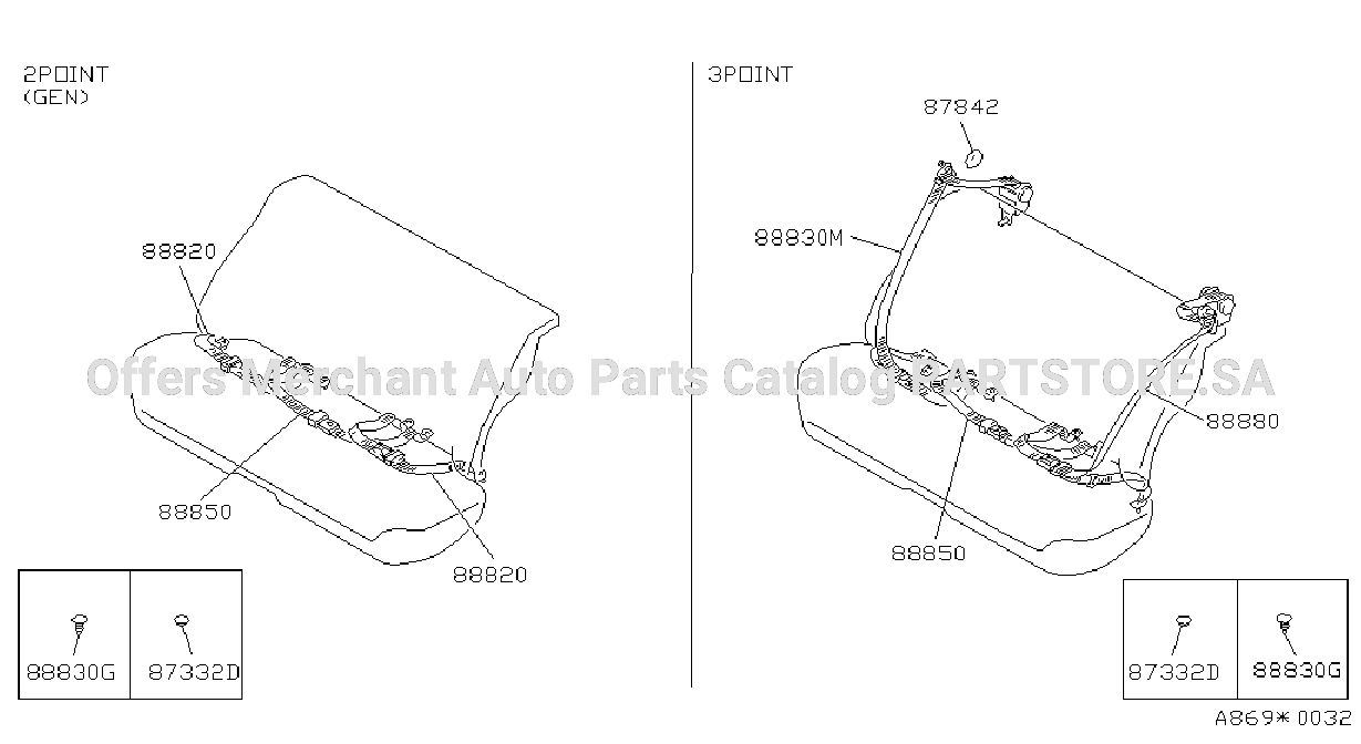 Rear Seat Belt