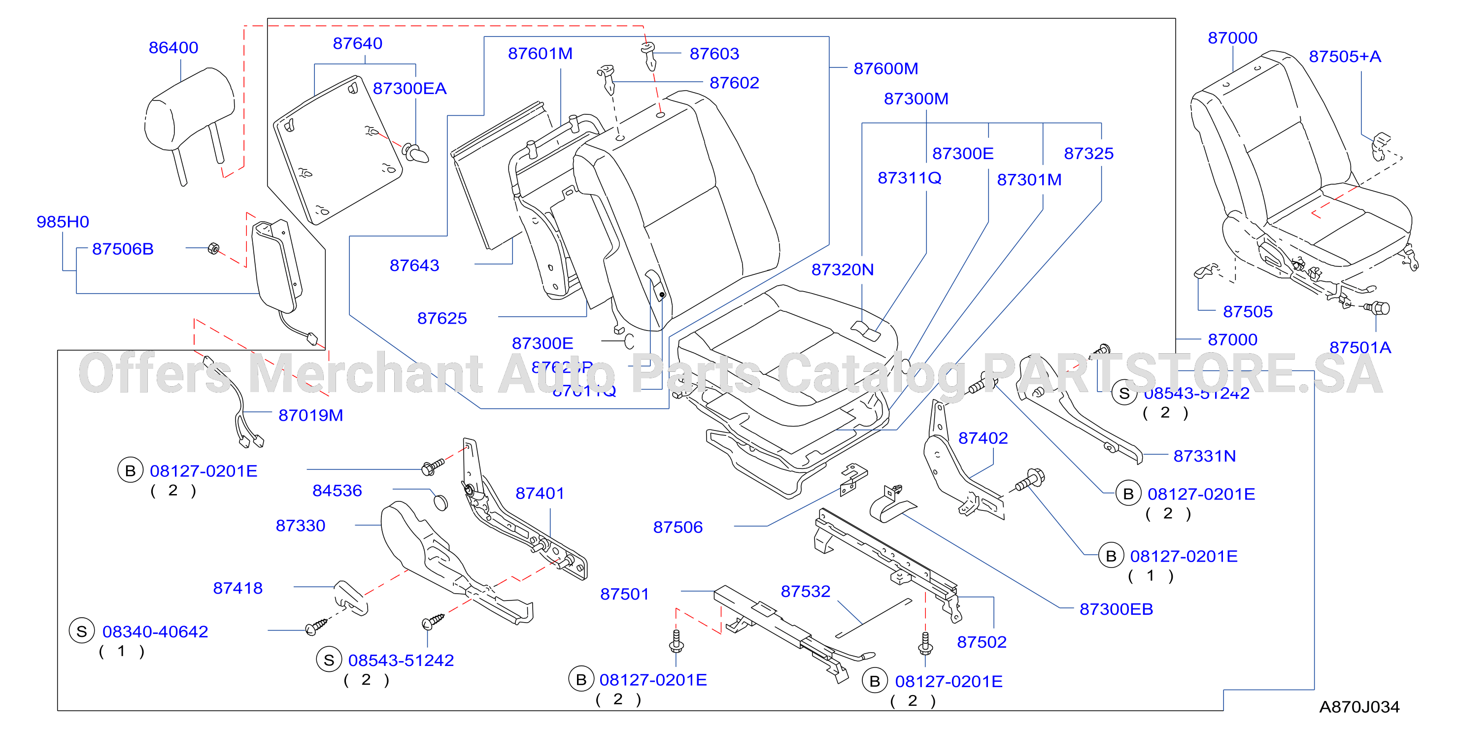 Front Seat Rh Manual Seat