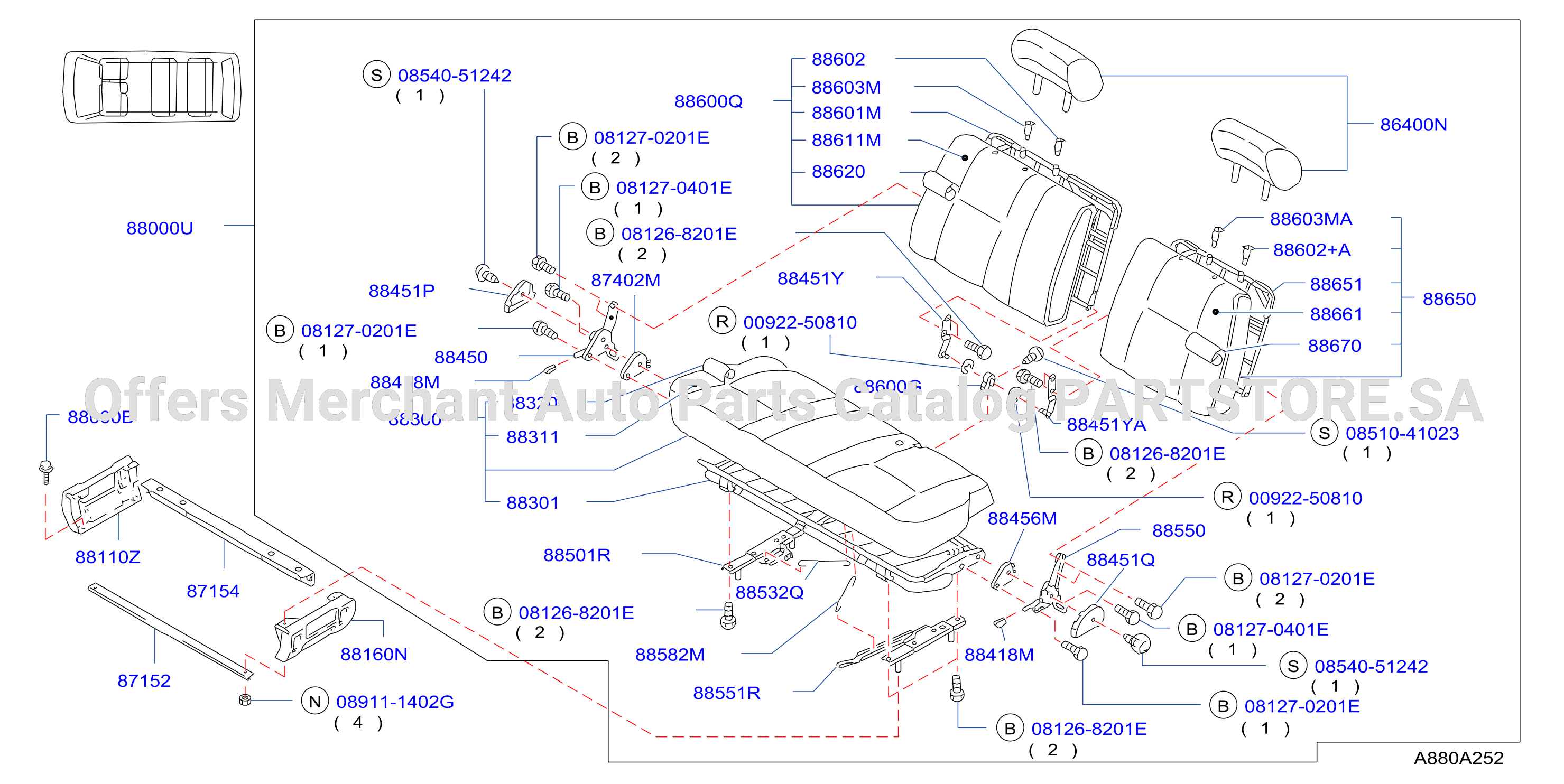 Rear Seat K