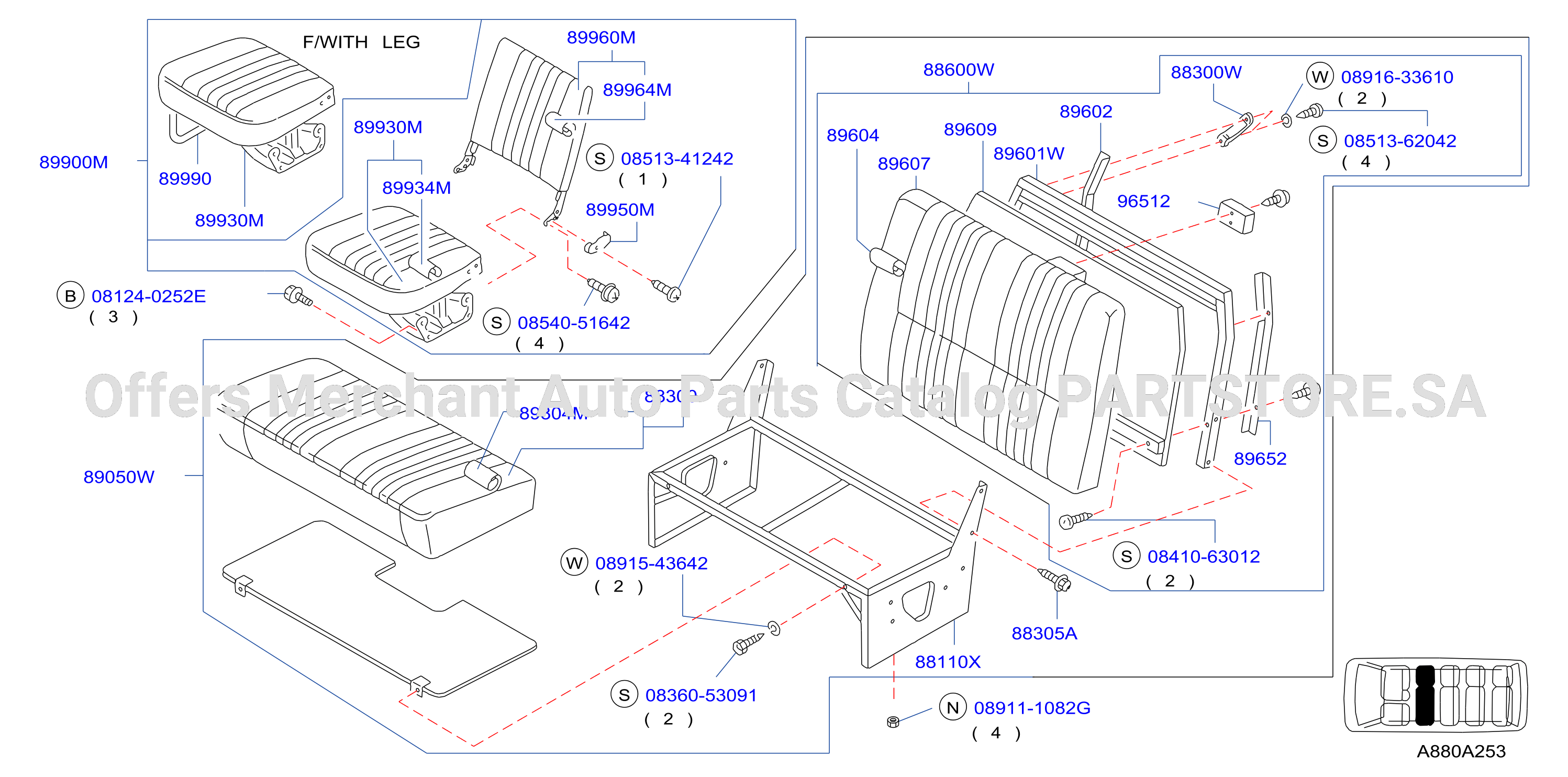 Rear Seat B