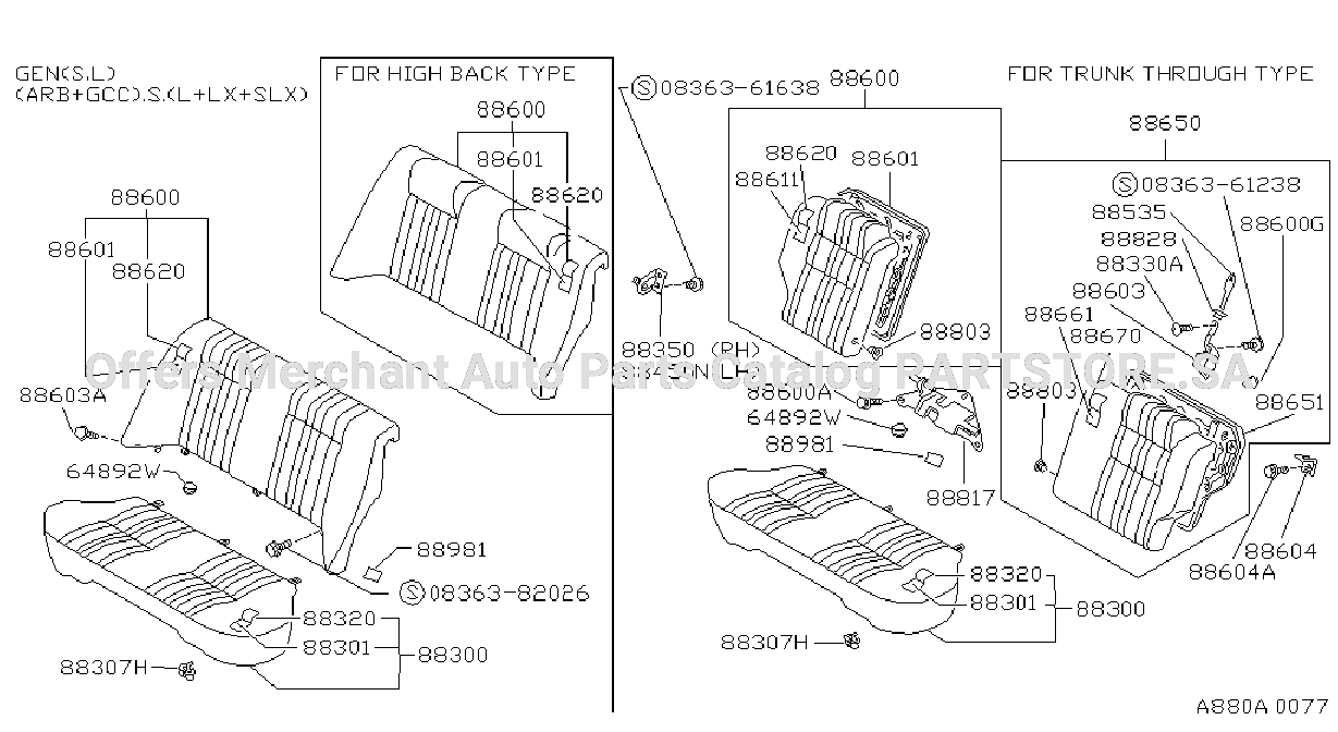 Rear Seat