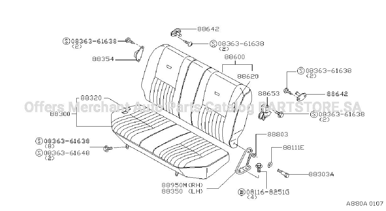 Rear Seat Double Cab