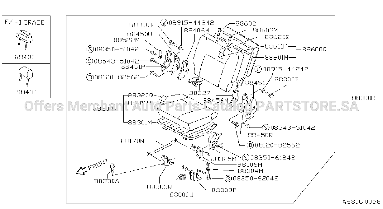 Rear Seat Rh Seat