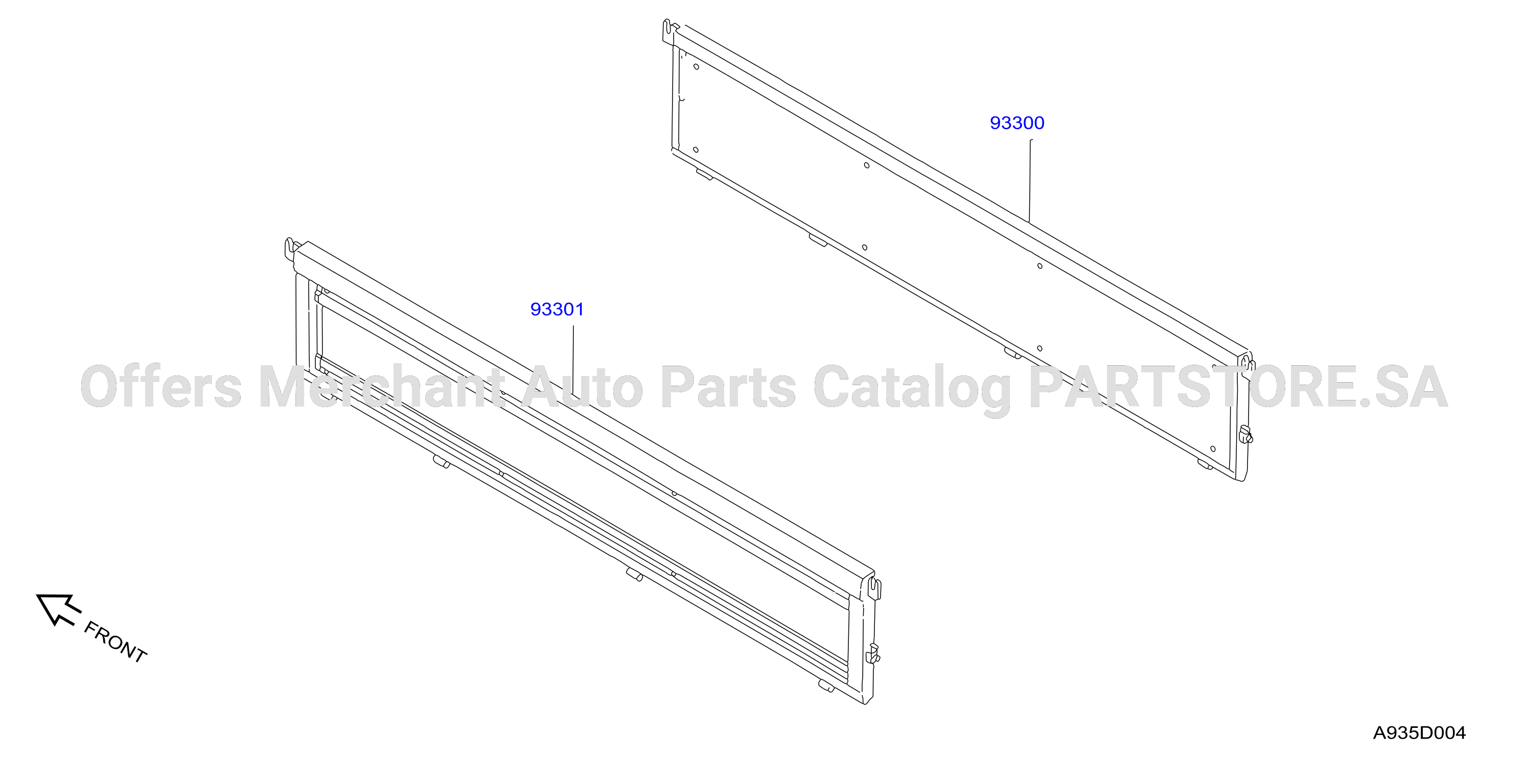Rear Body Side Gate Fitting