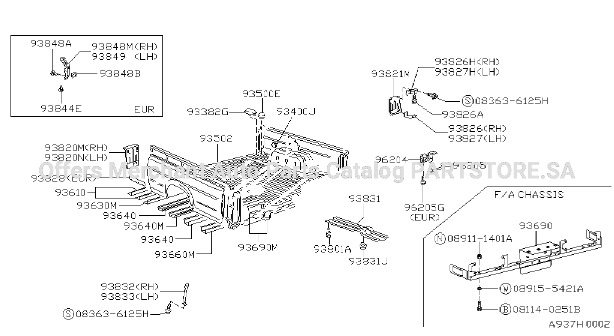 Rear Body Floor Fitting