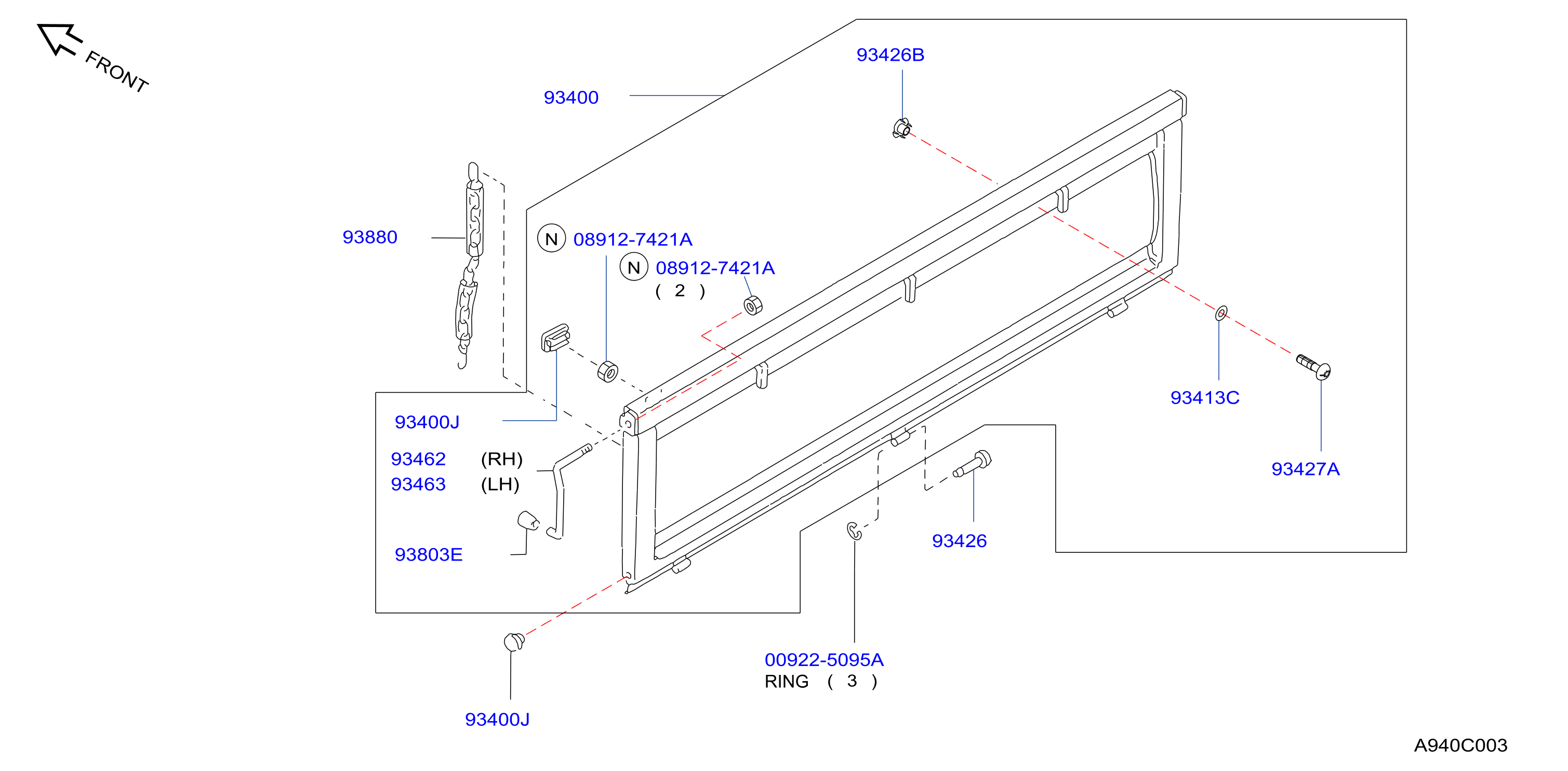 Rear Body Rear Gate Fitting