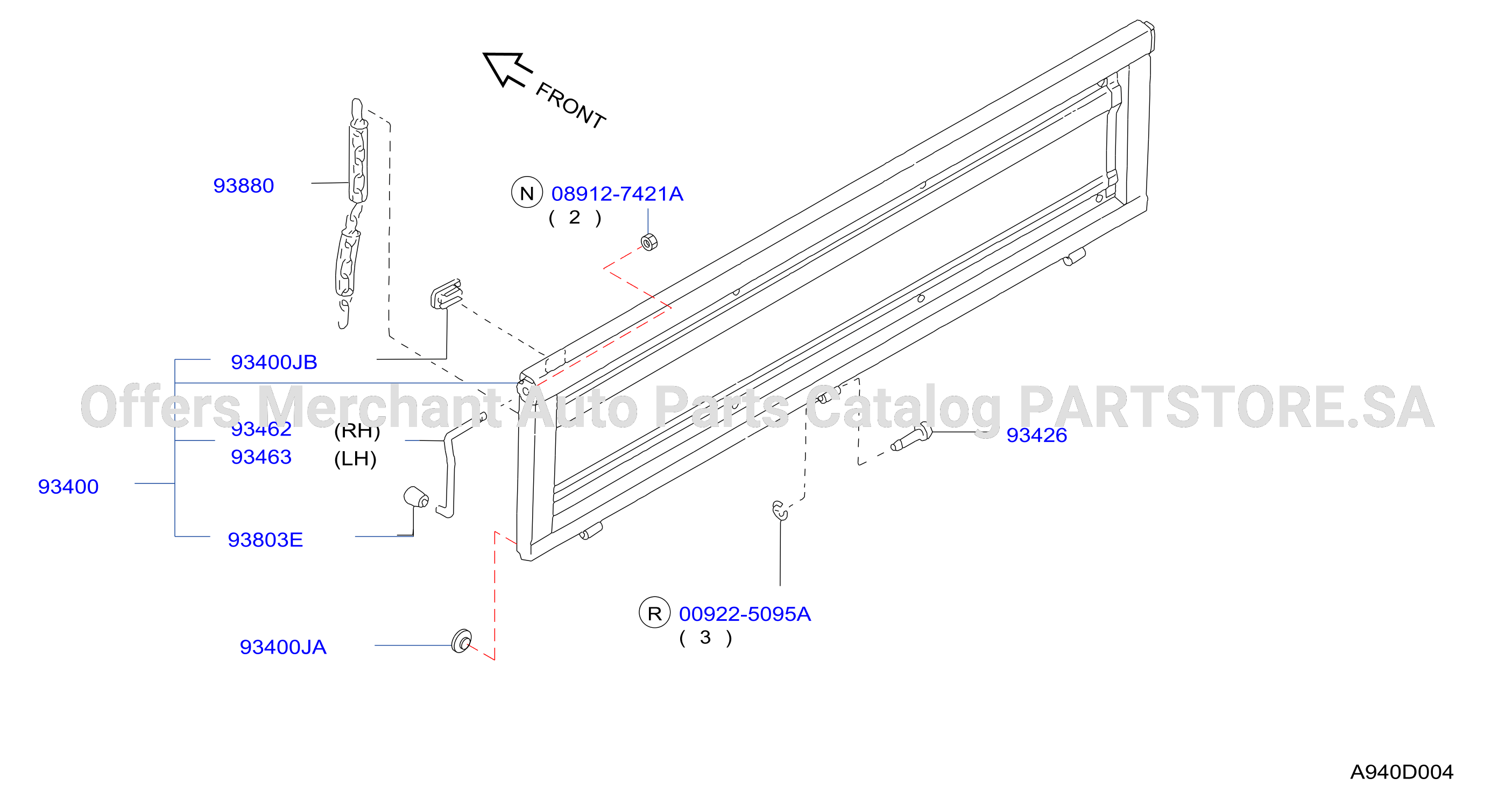 Rear Body Rear Gate Fitting