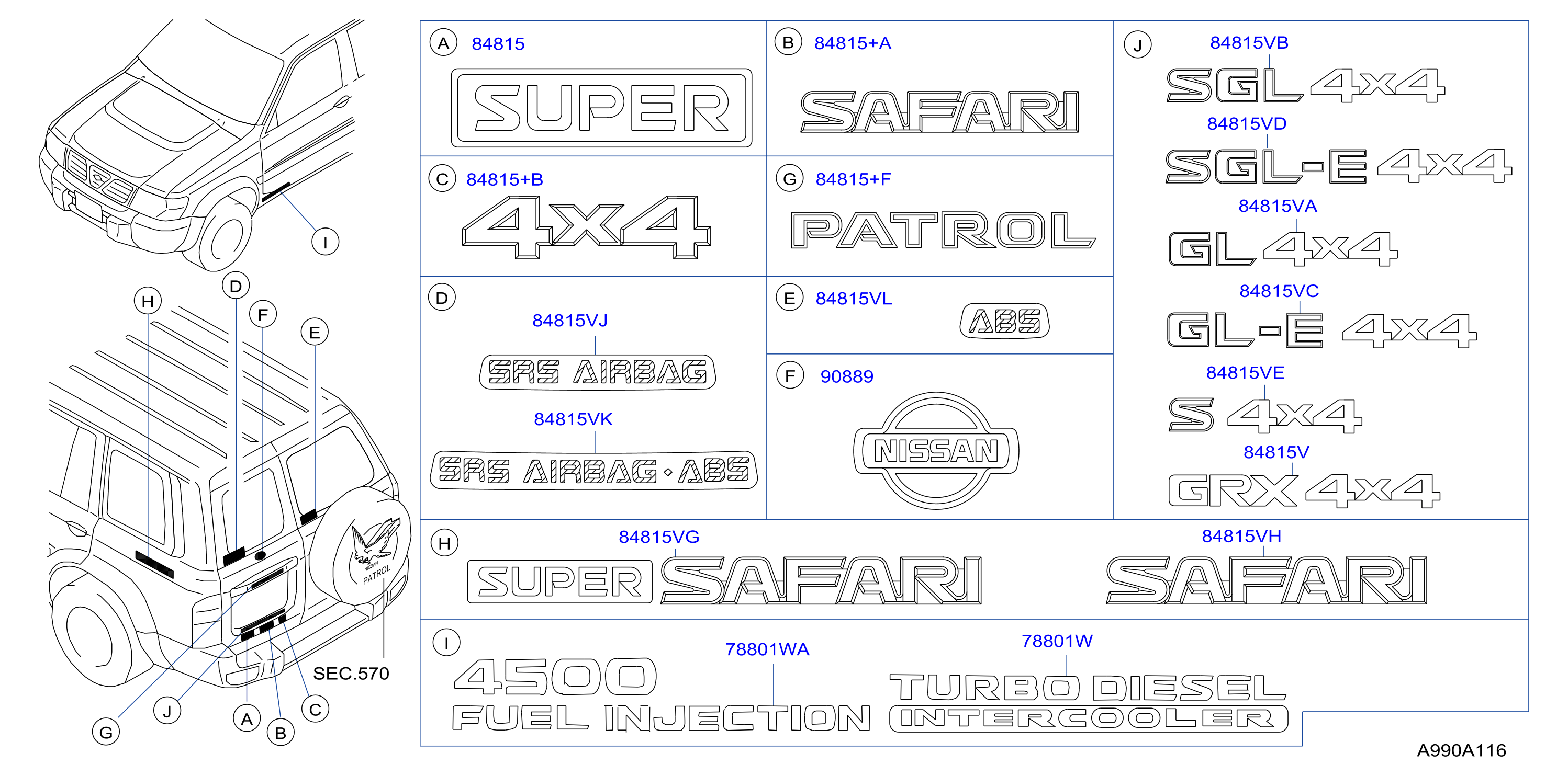 Emblem Name Label Rear