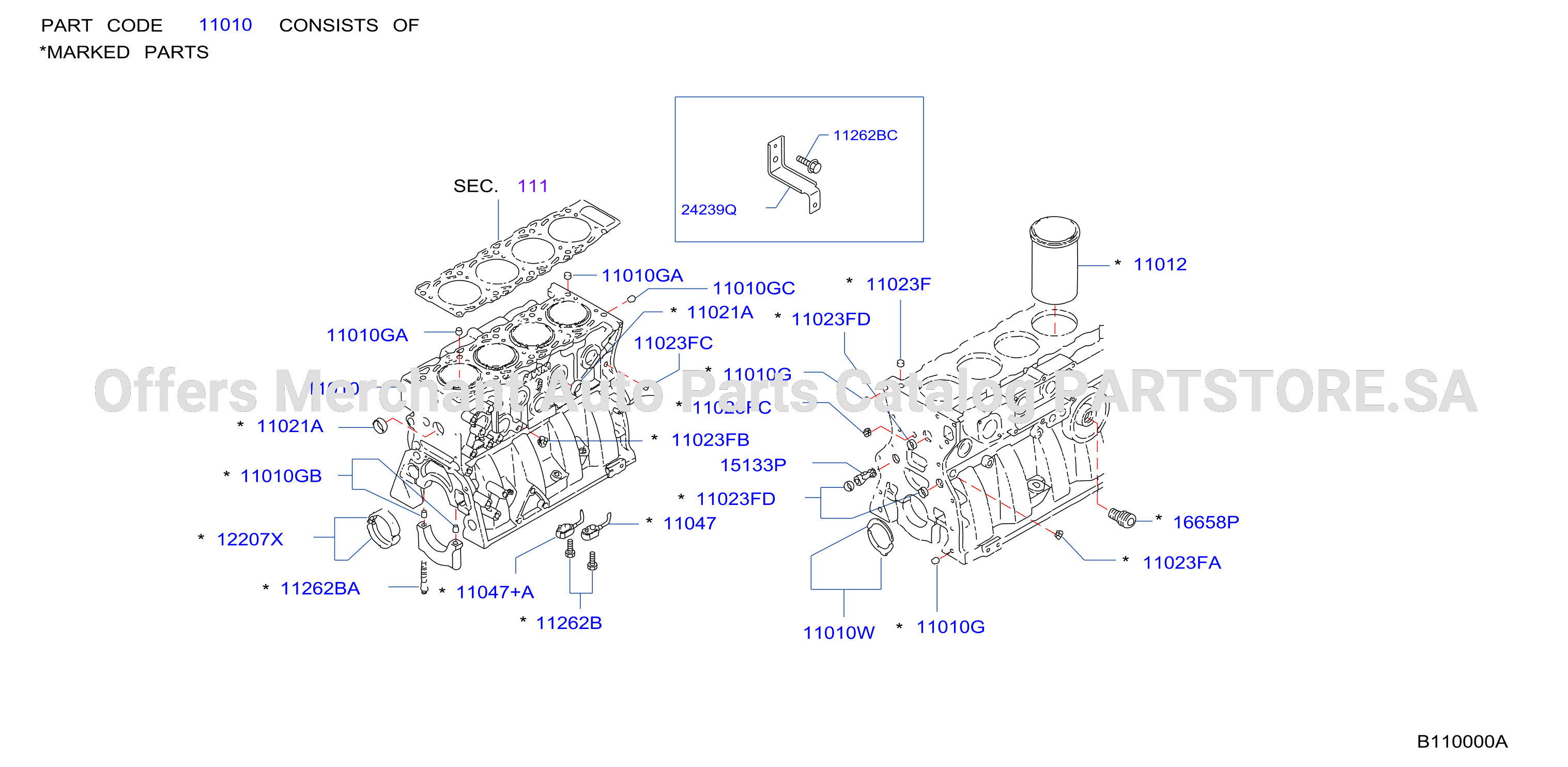 Cylinder Block Oil Pan Cylinder Block