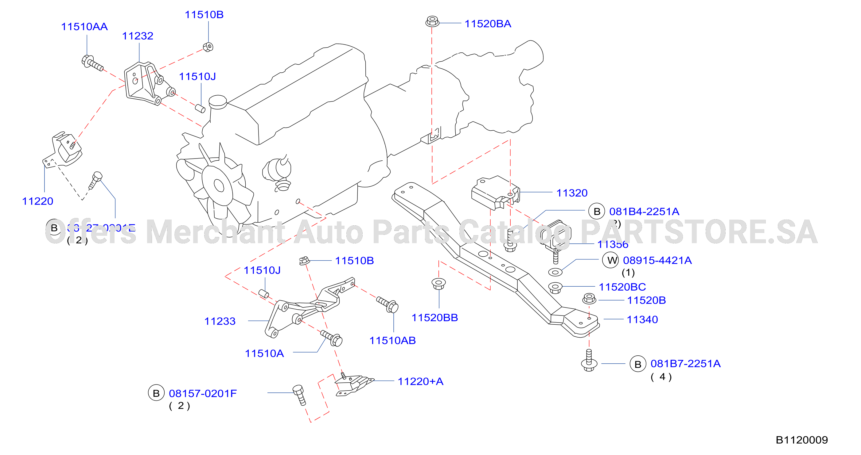 Engine Transmission Mounting Engine Mounting 2Wd
