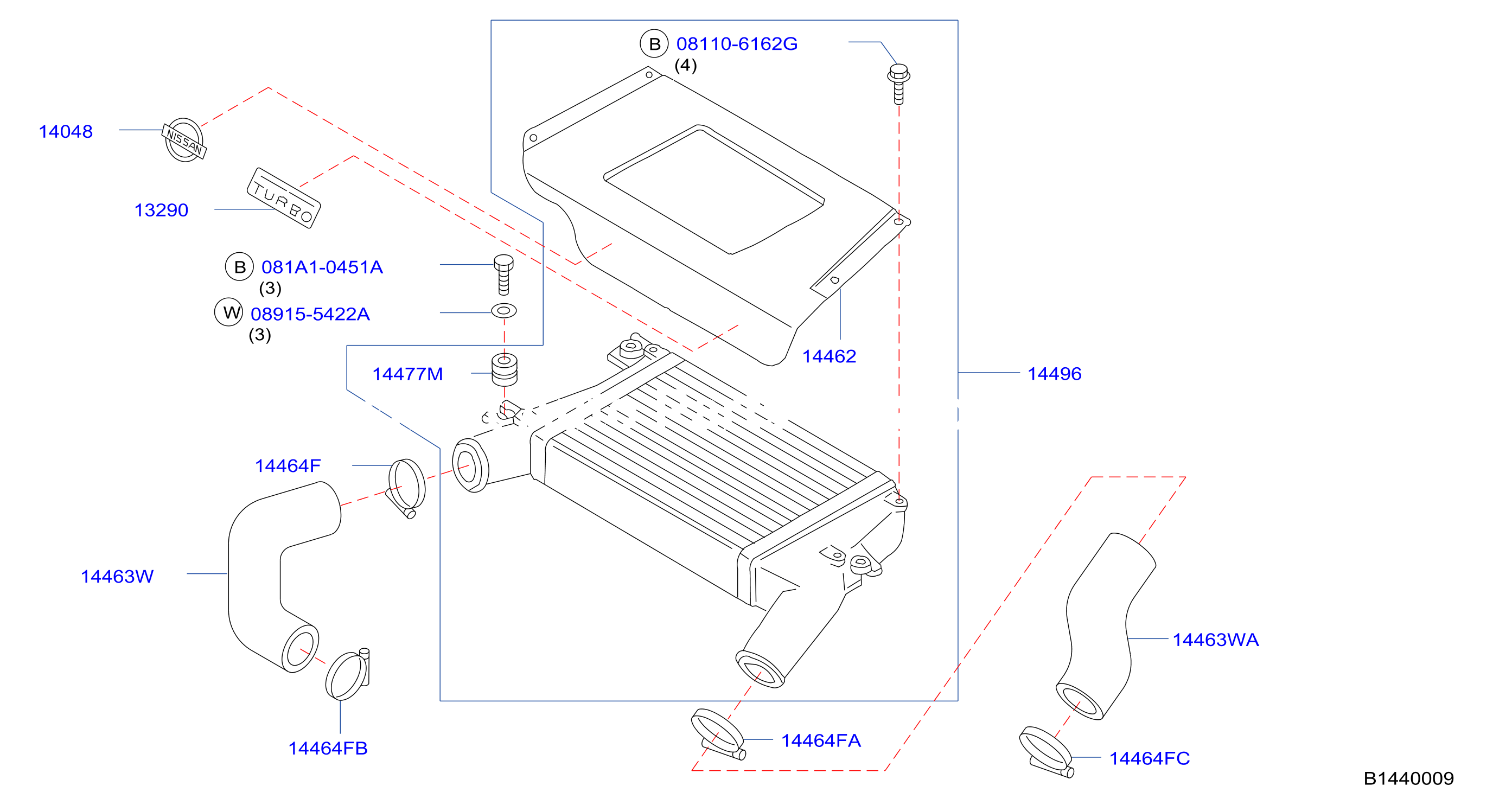 Turbo Charger Intercooler Parts
