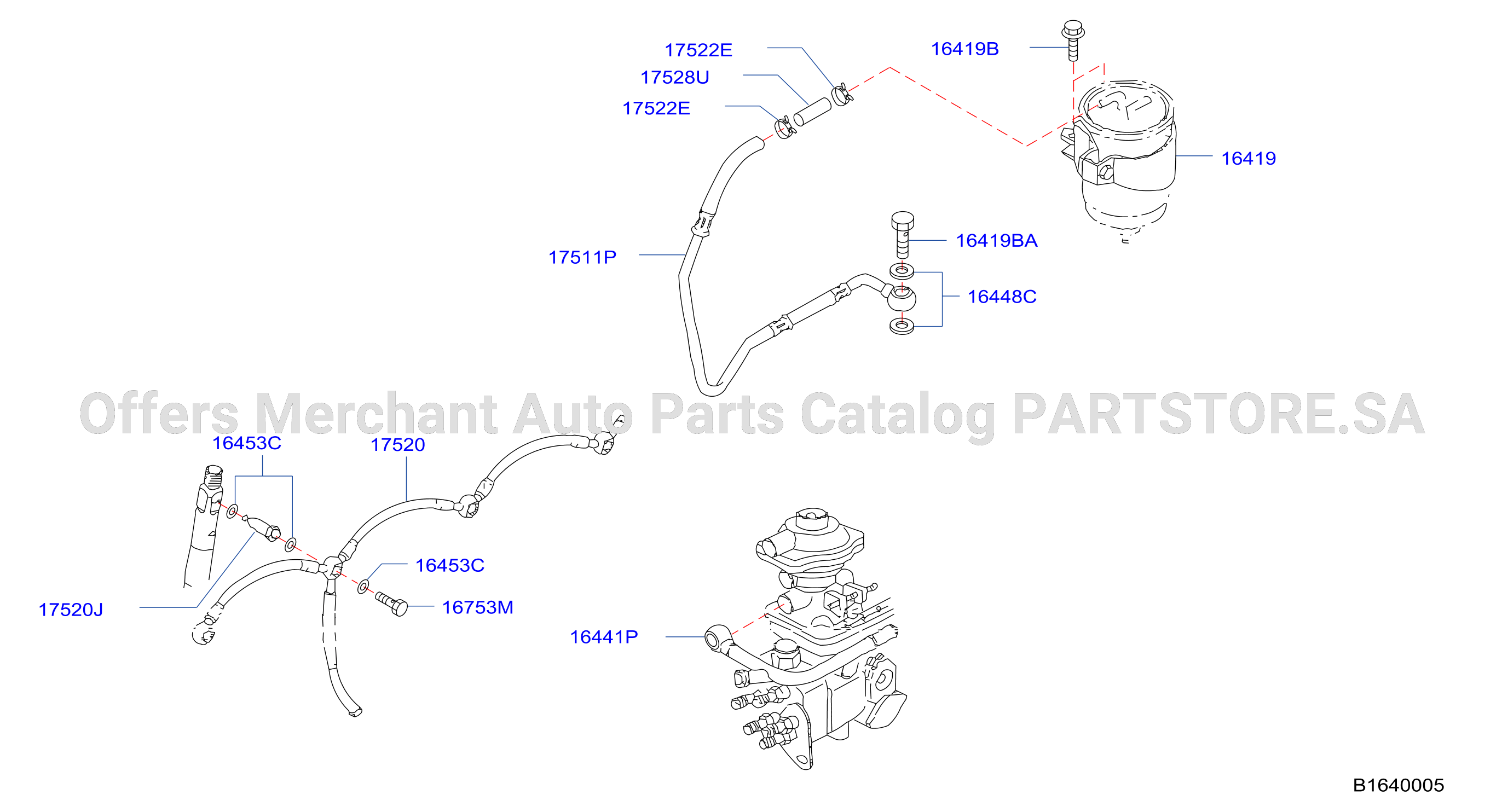 Fuel Strainer Fuel Hose Fuel Injection Piping Low Pressure
