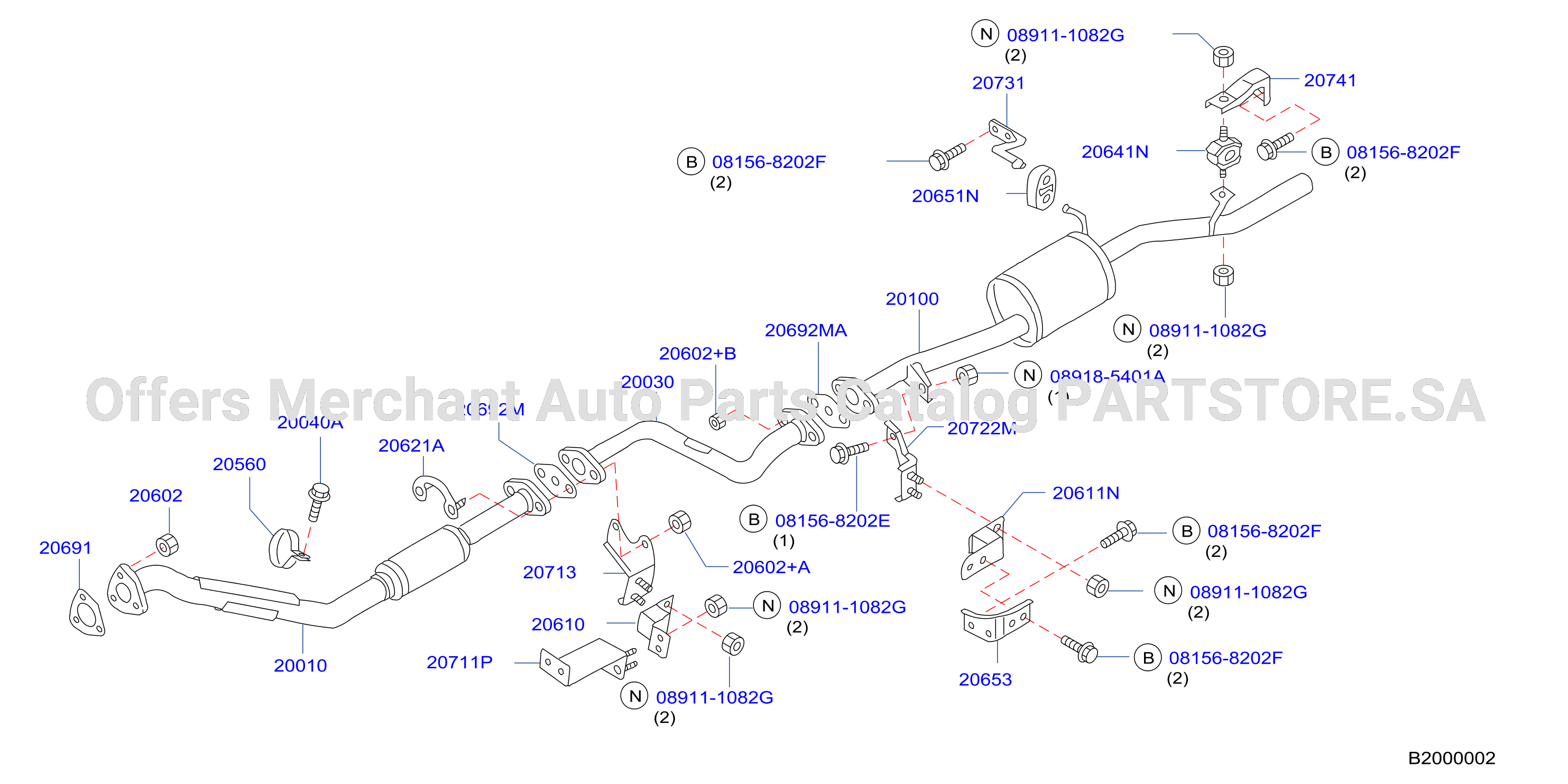 Exhaust Tube Muffler