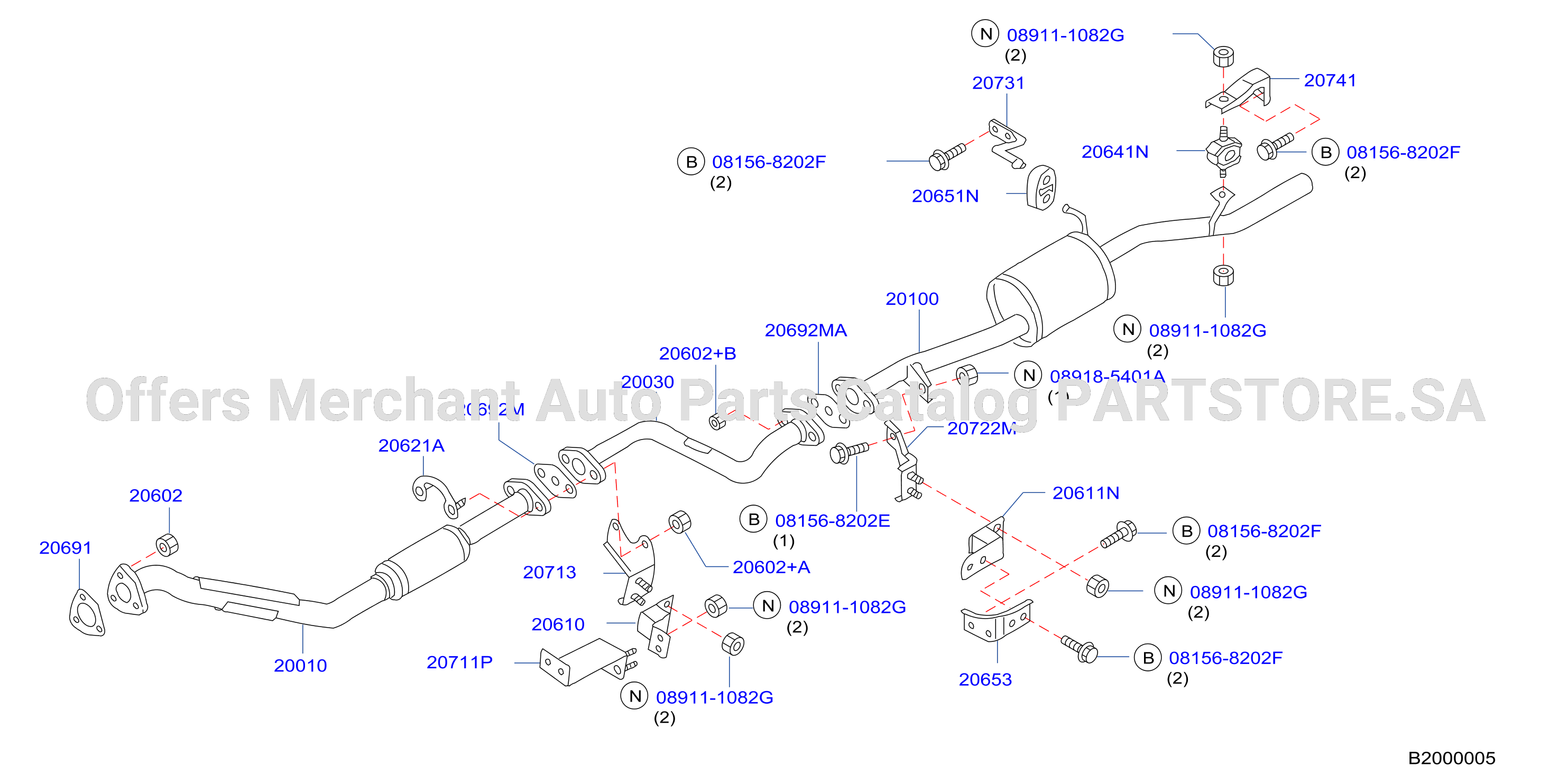 Exhaust Tube Muffler