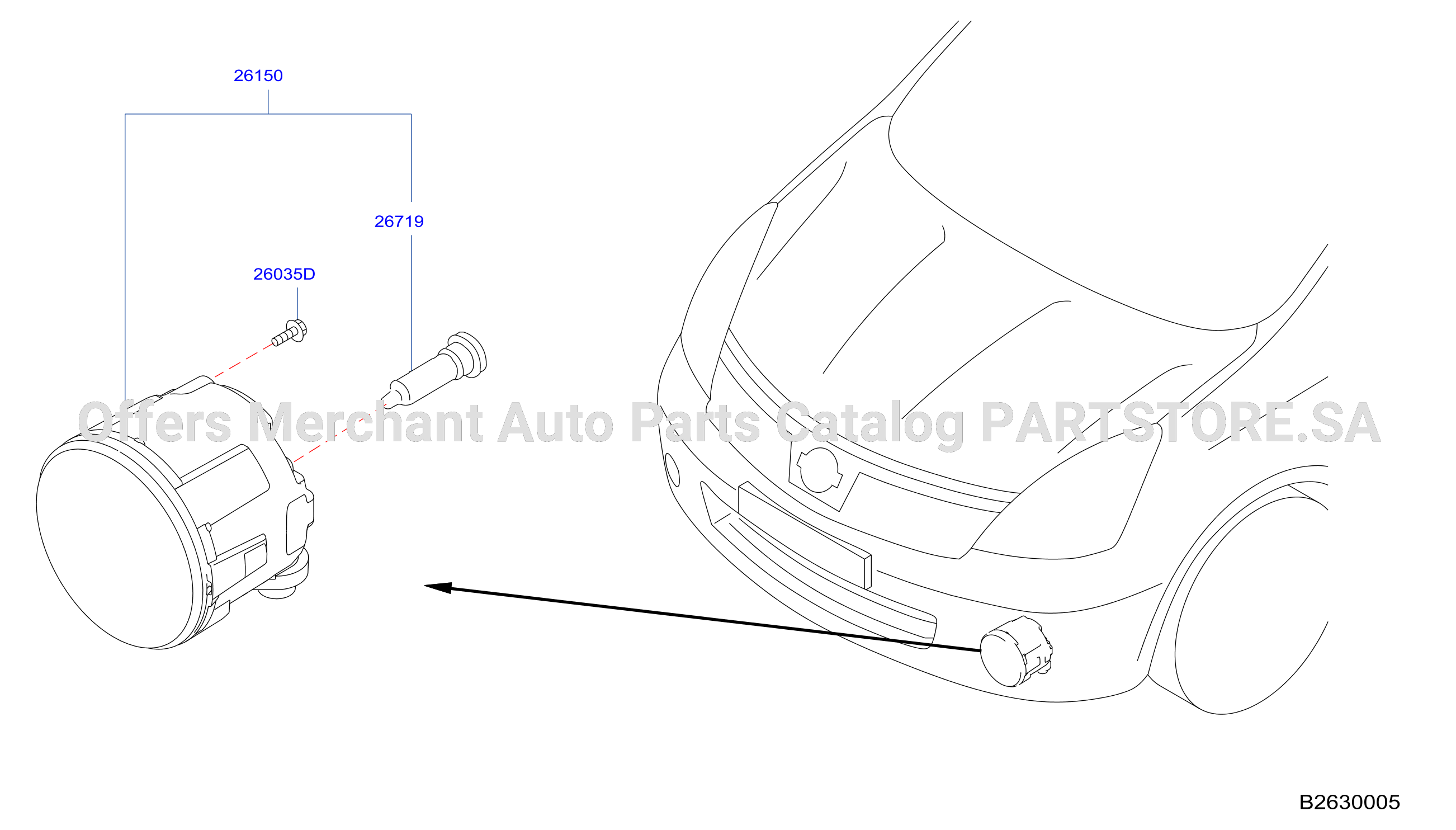 Fog Daytime Running Driving Lamp