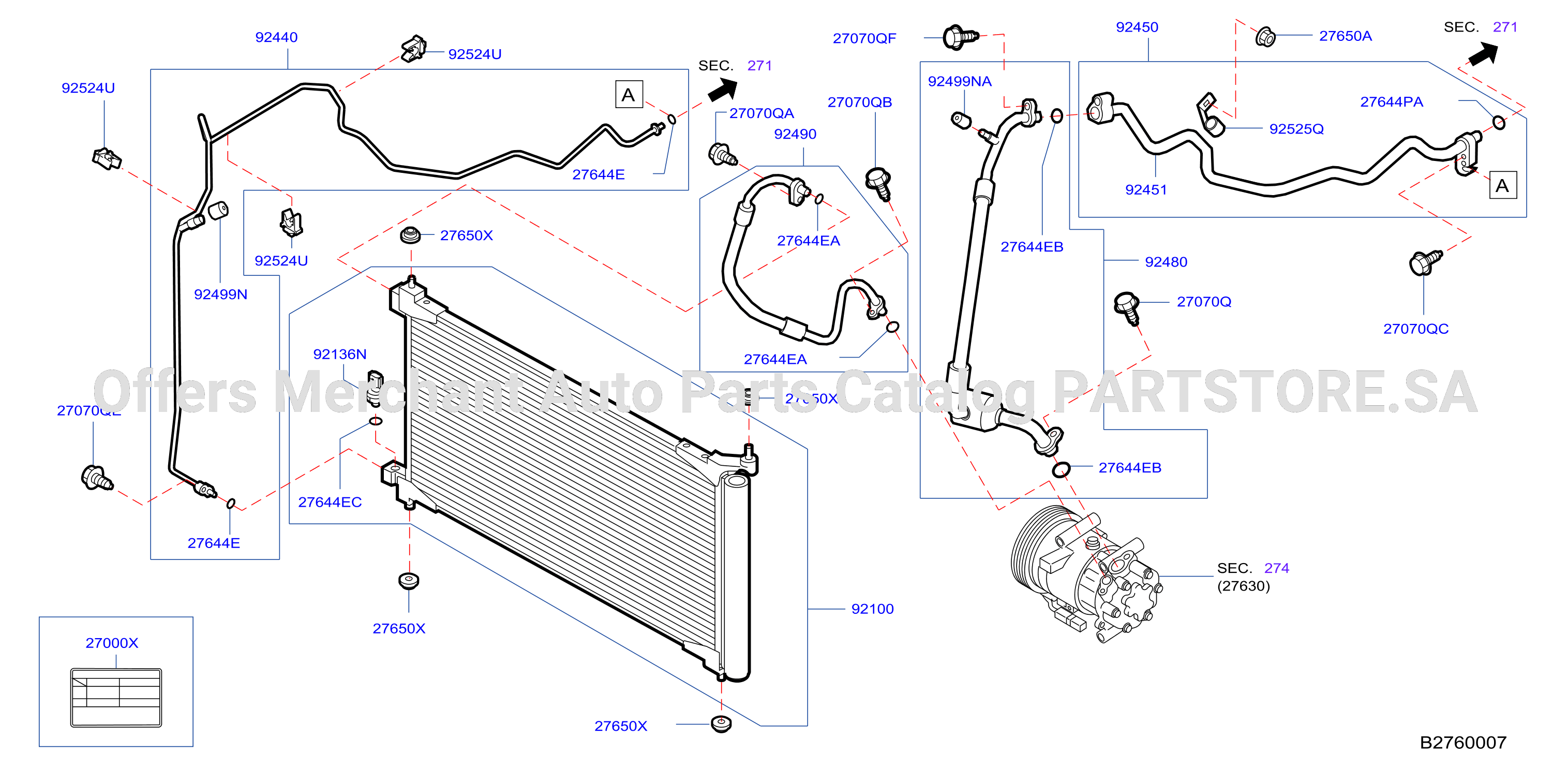 Condenser Liquid Tank Piping