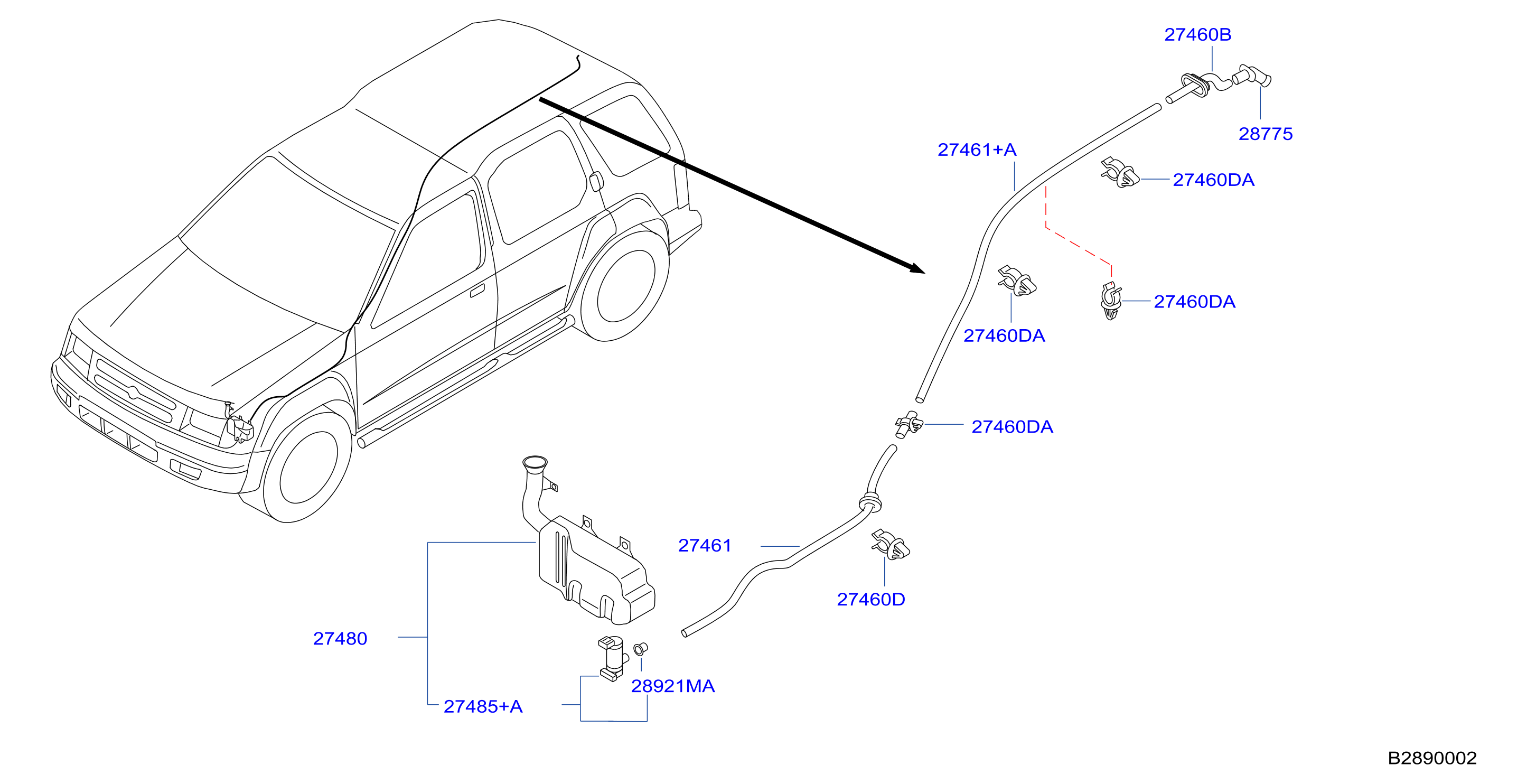 Windshield Washer Rear