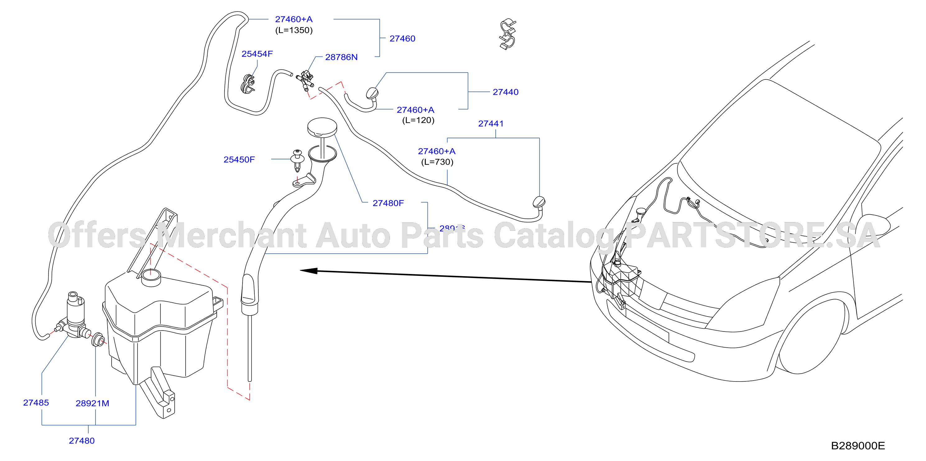 Windshield Washer Front