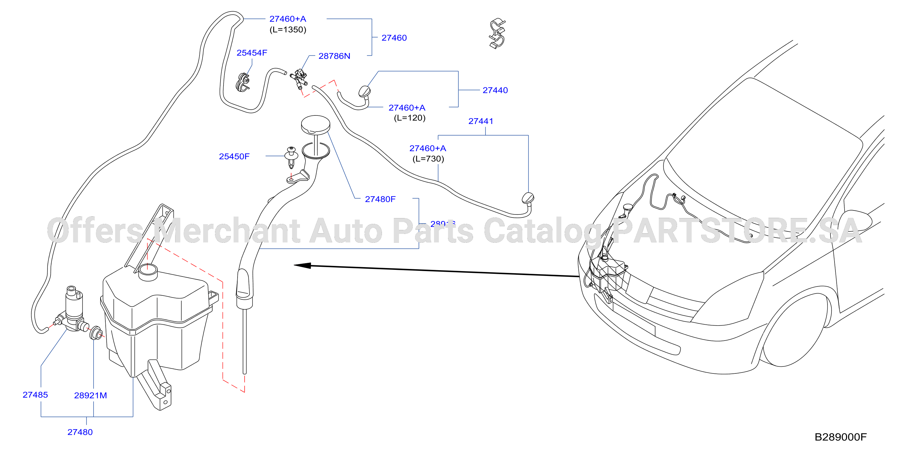 Windshield Washer Front