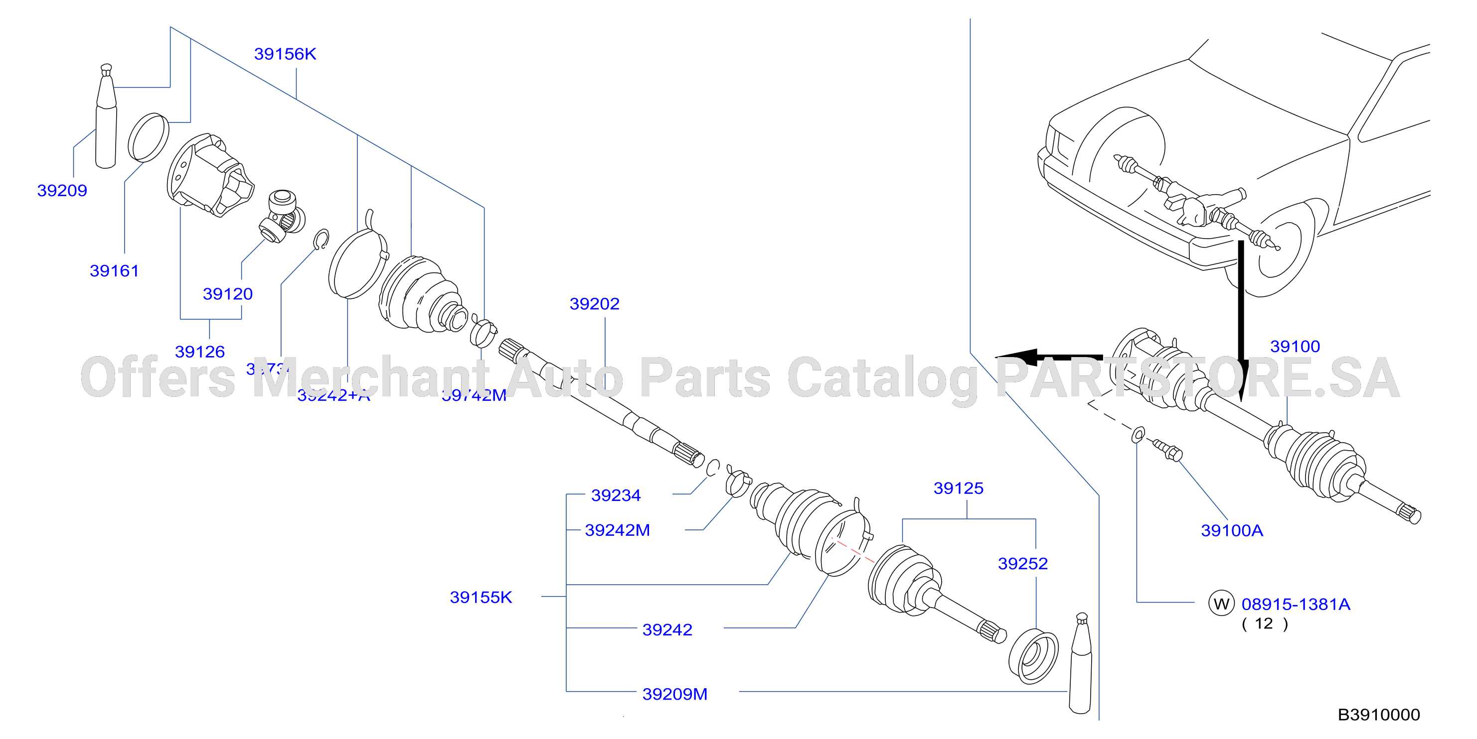 Front Drive Shaft