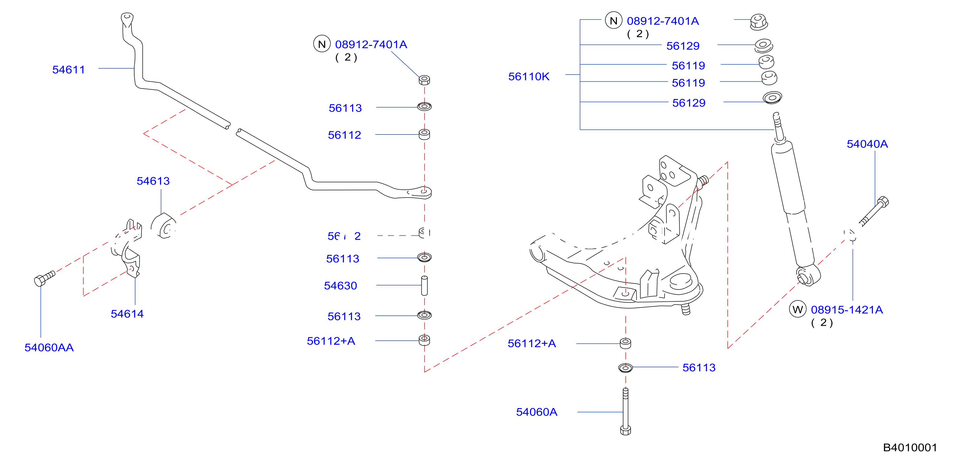 Front Suspension Absorber Rod Stabilizer