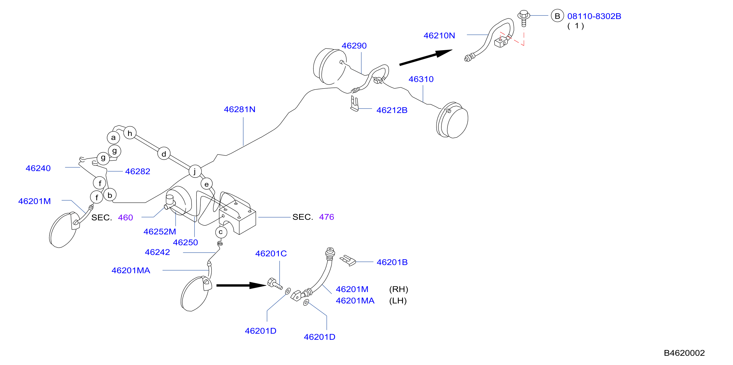 Brake Piping Control Piping