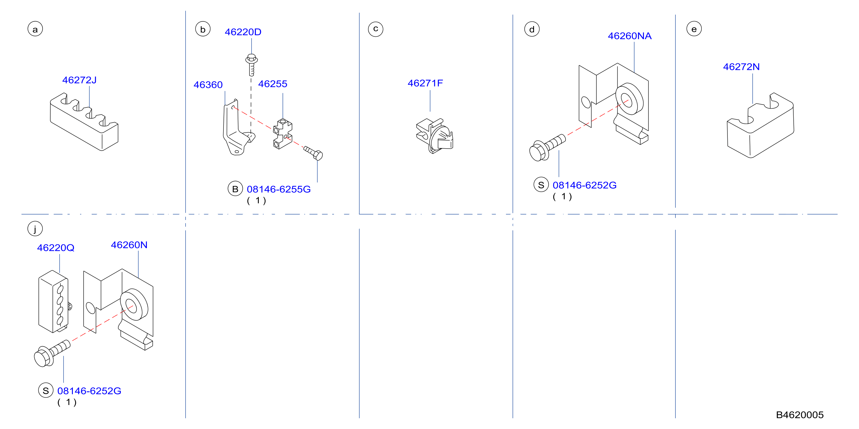 Brake Piping Control Clamp Insulator