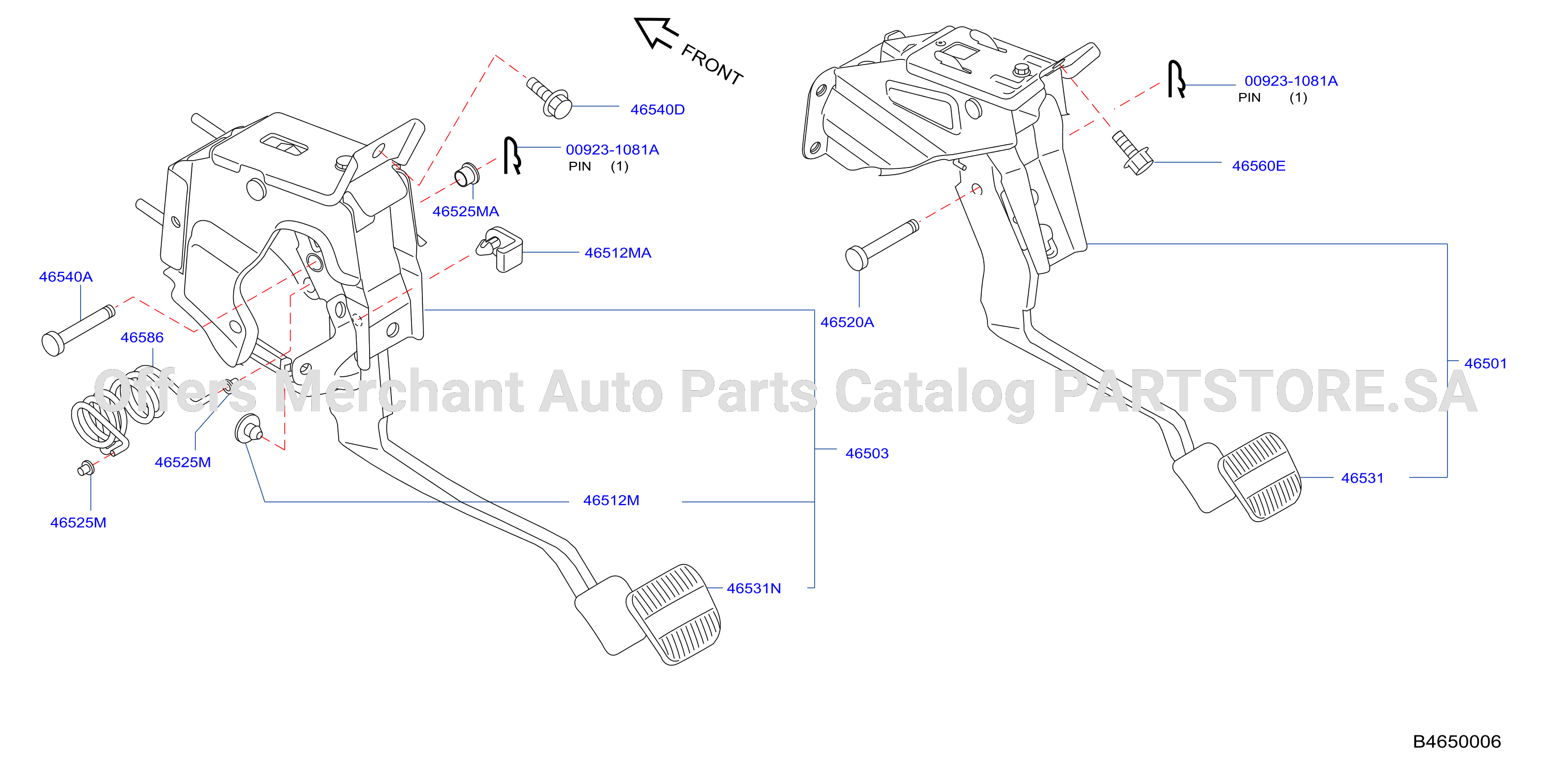 Brake Clutch Pedal