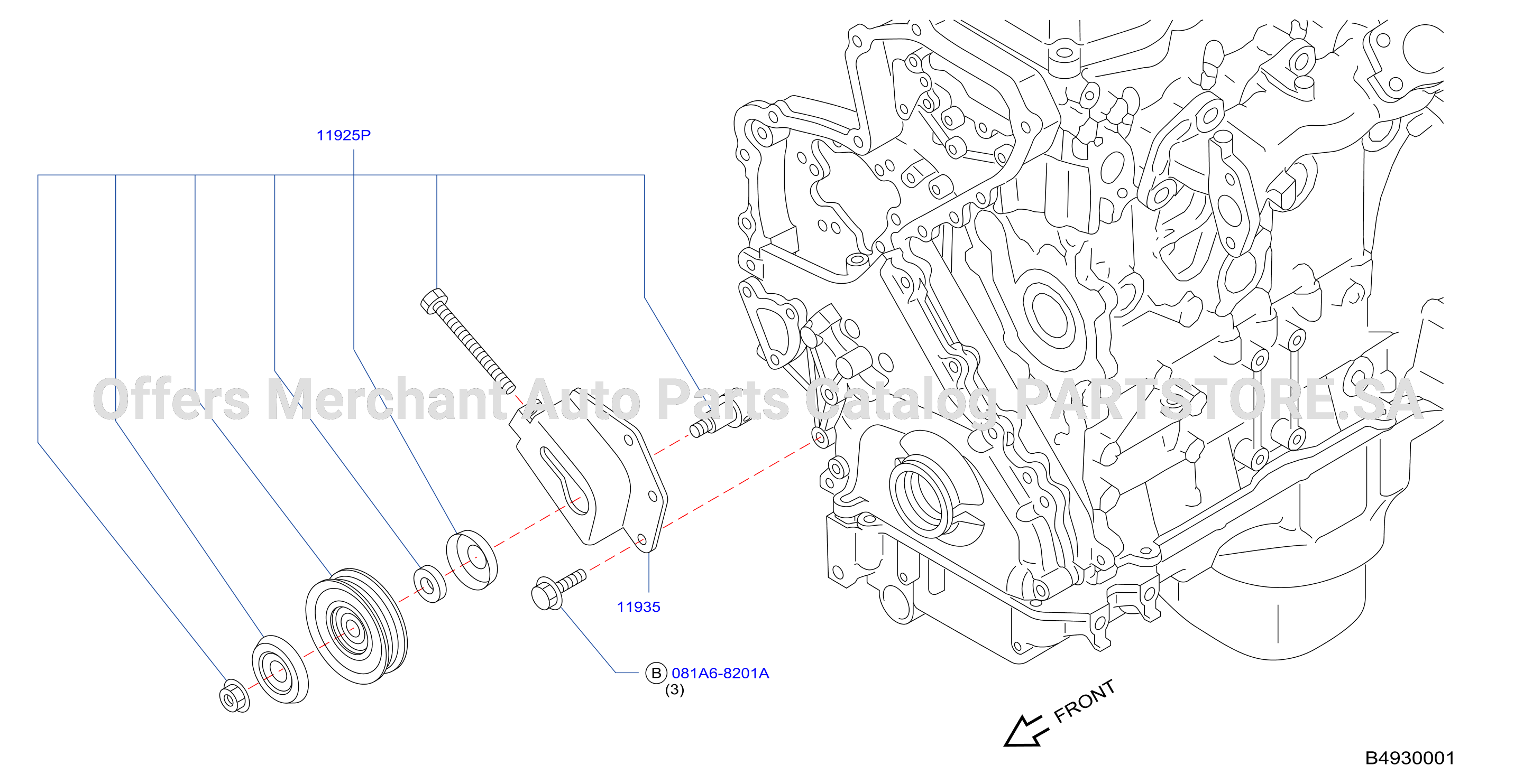 Power Steering Pump Mounting