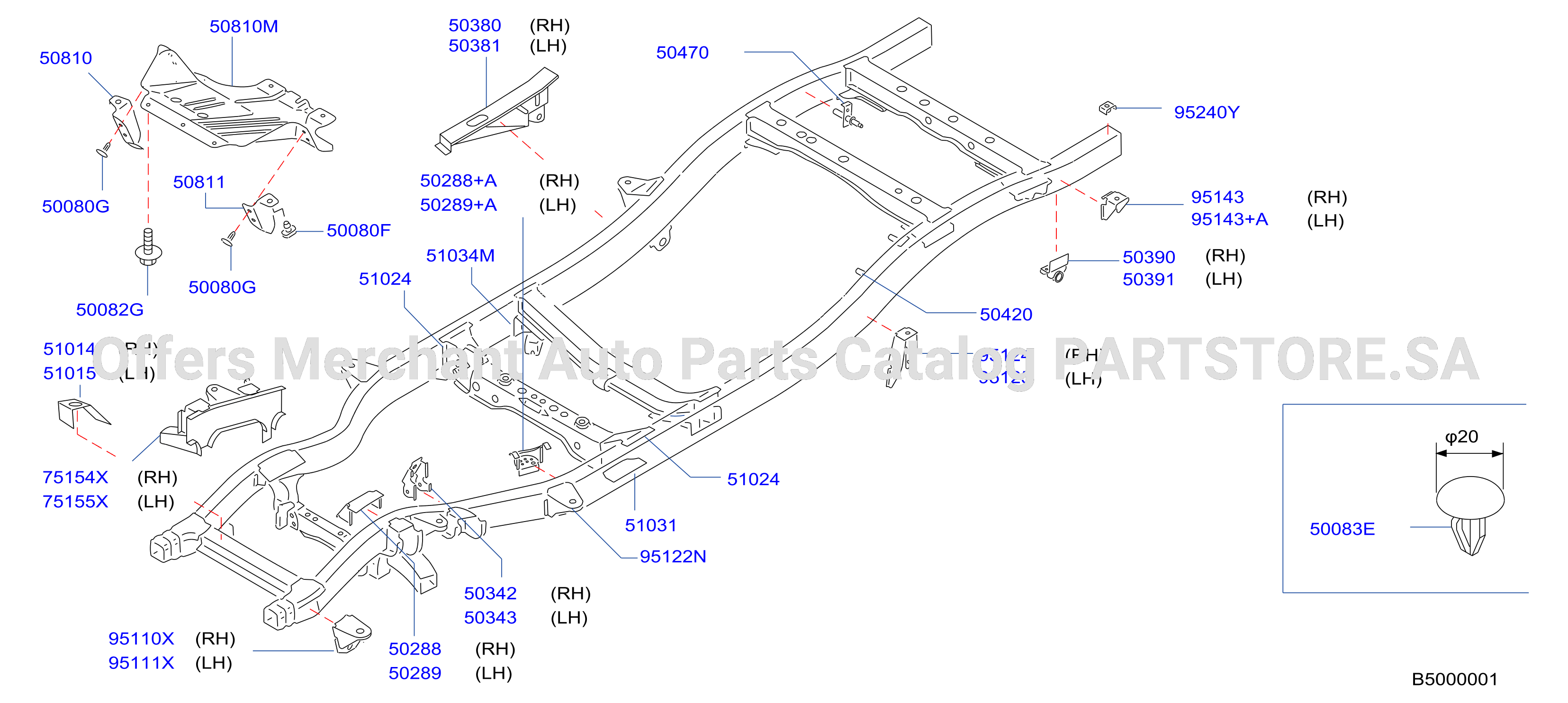 Frame Bracket Under Cover