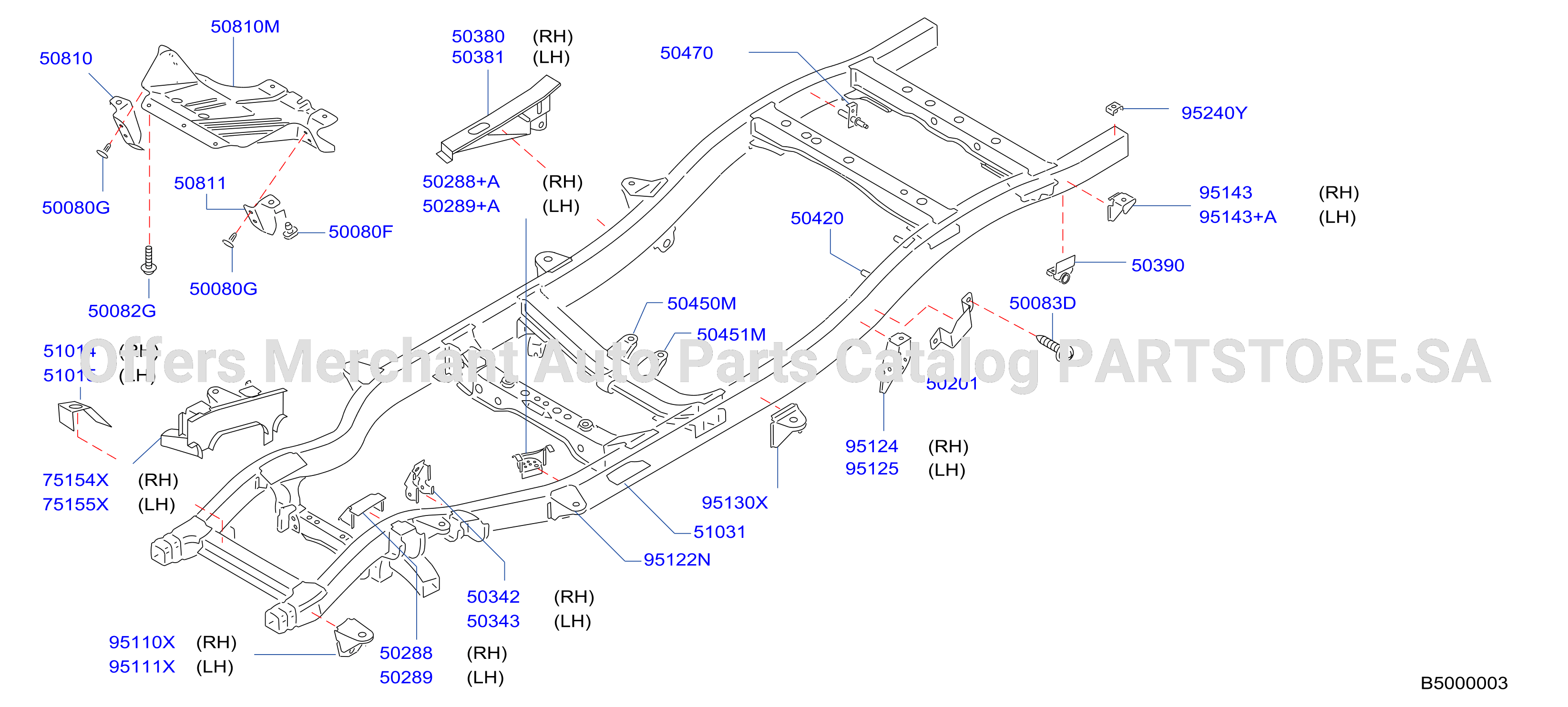 Frame Bracket Under Cover