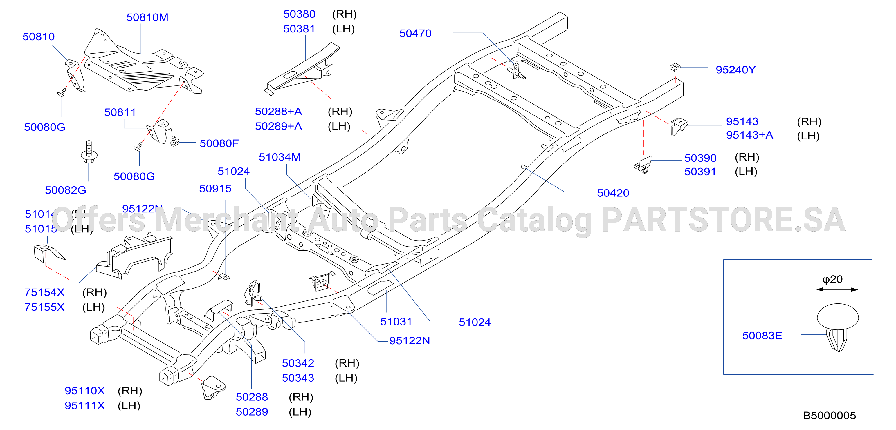 Frame Bracket Under Cover