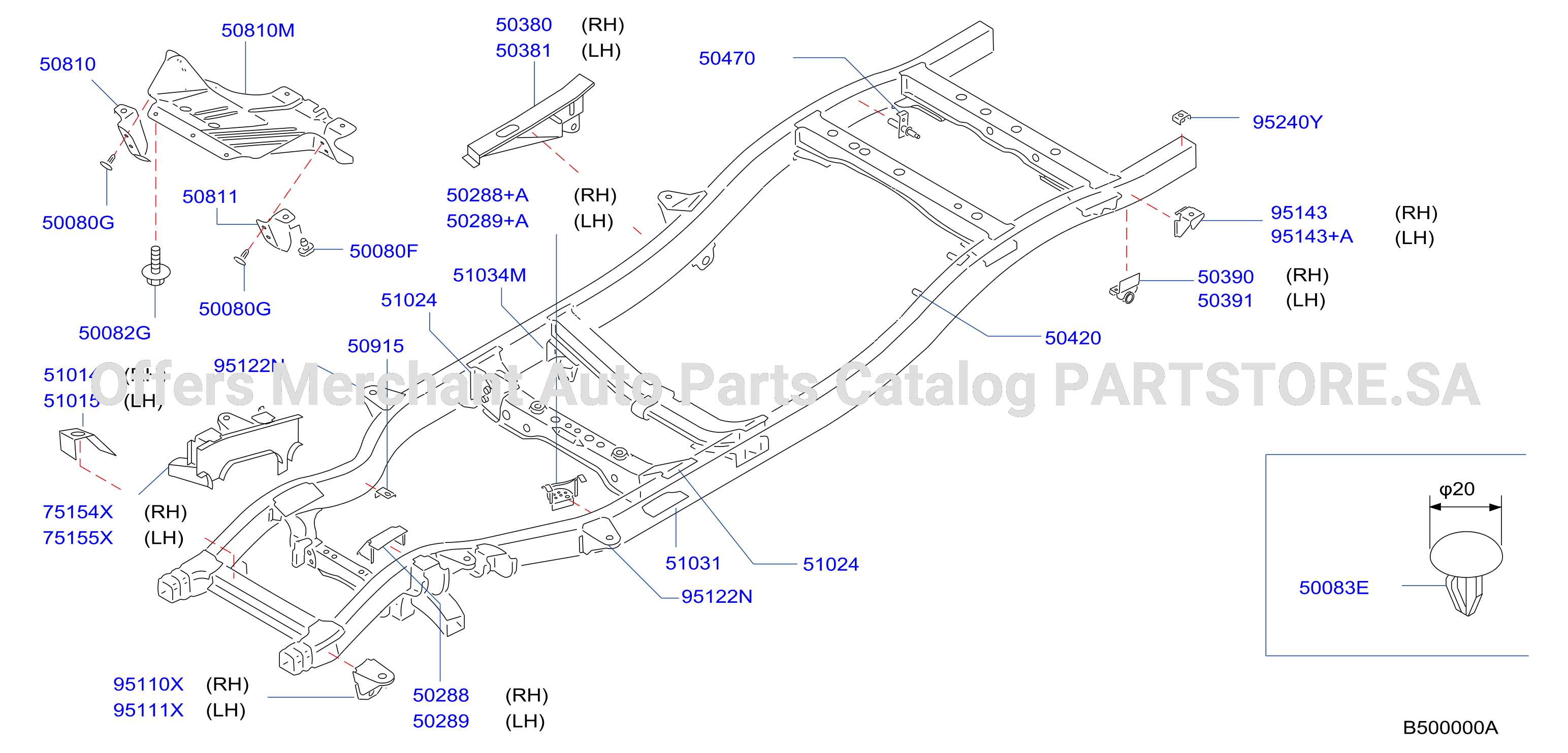 Frame Bracket Under Cover