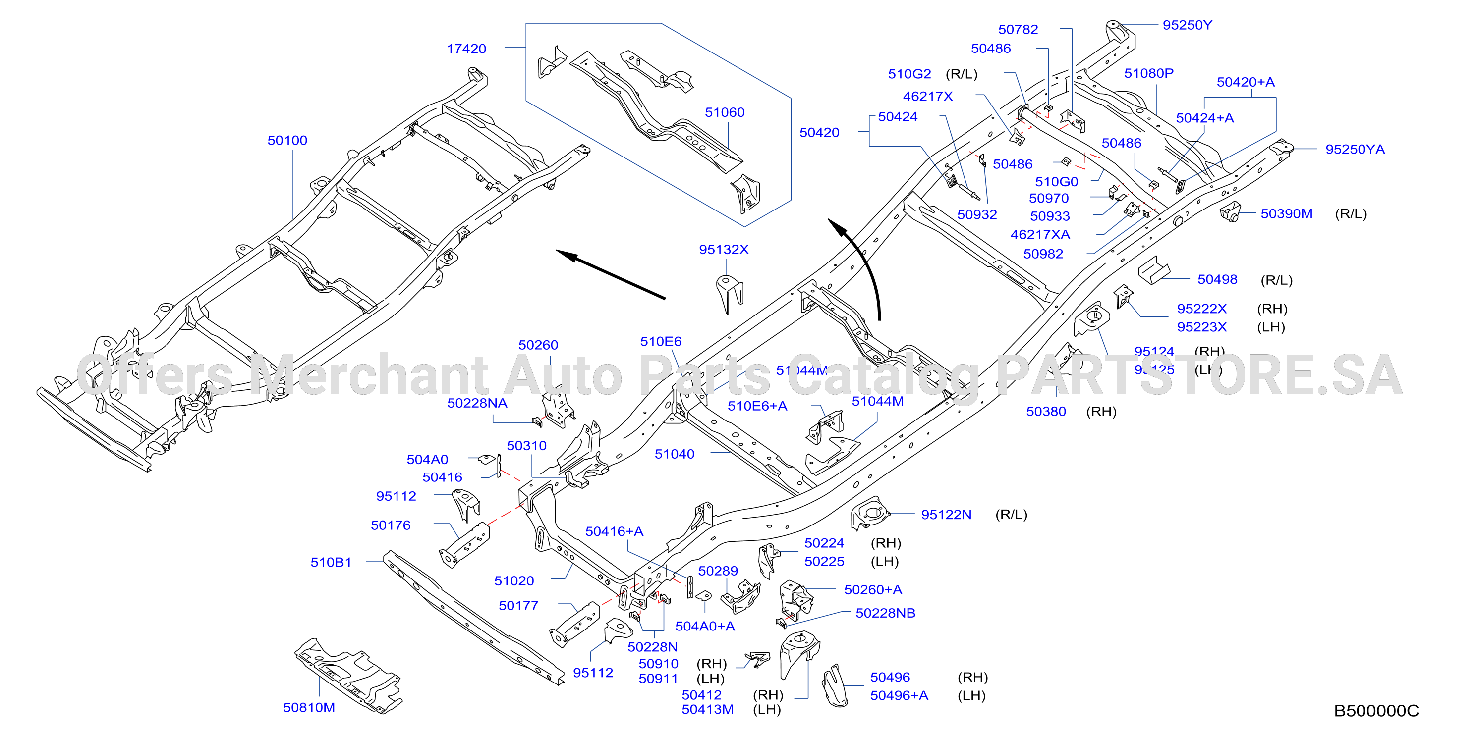 Frame Bracket Cover Under