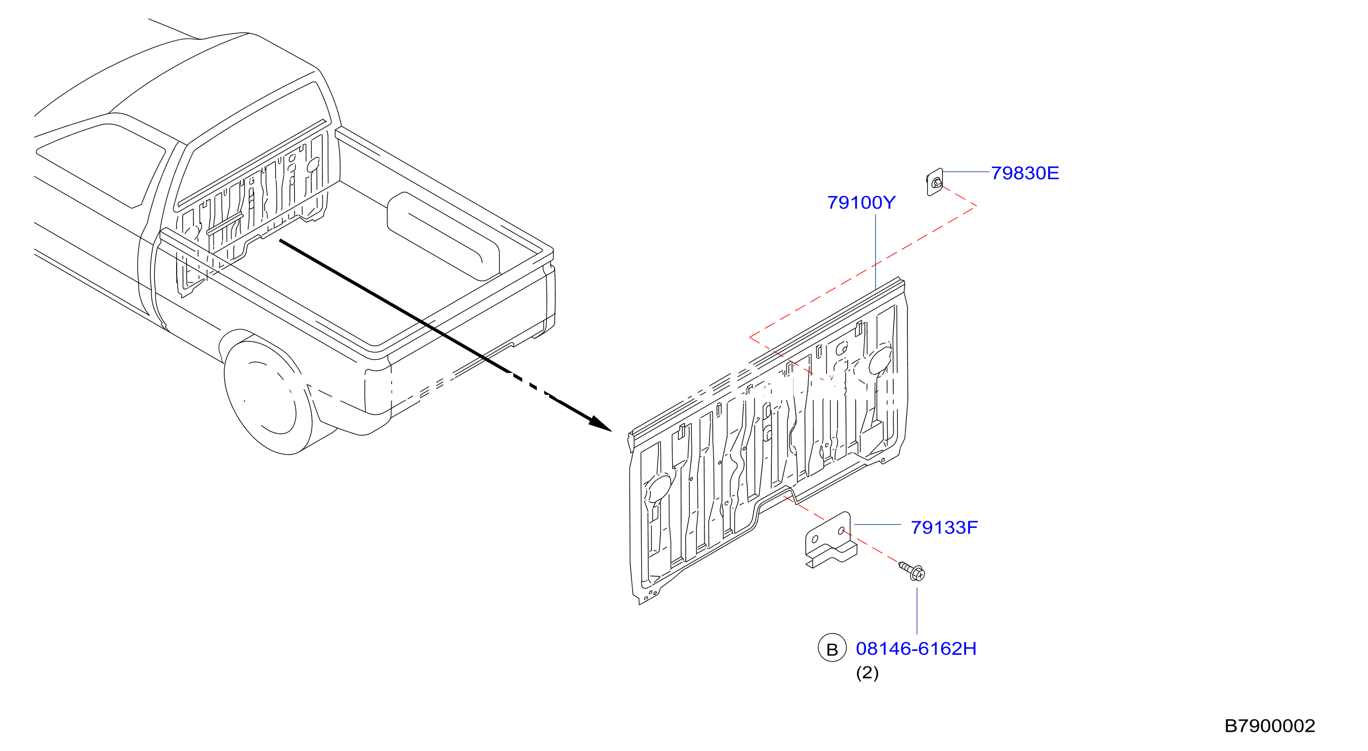 Rear Back Panel Fitting
