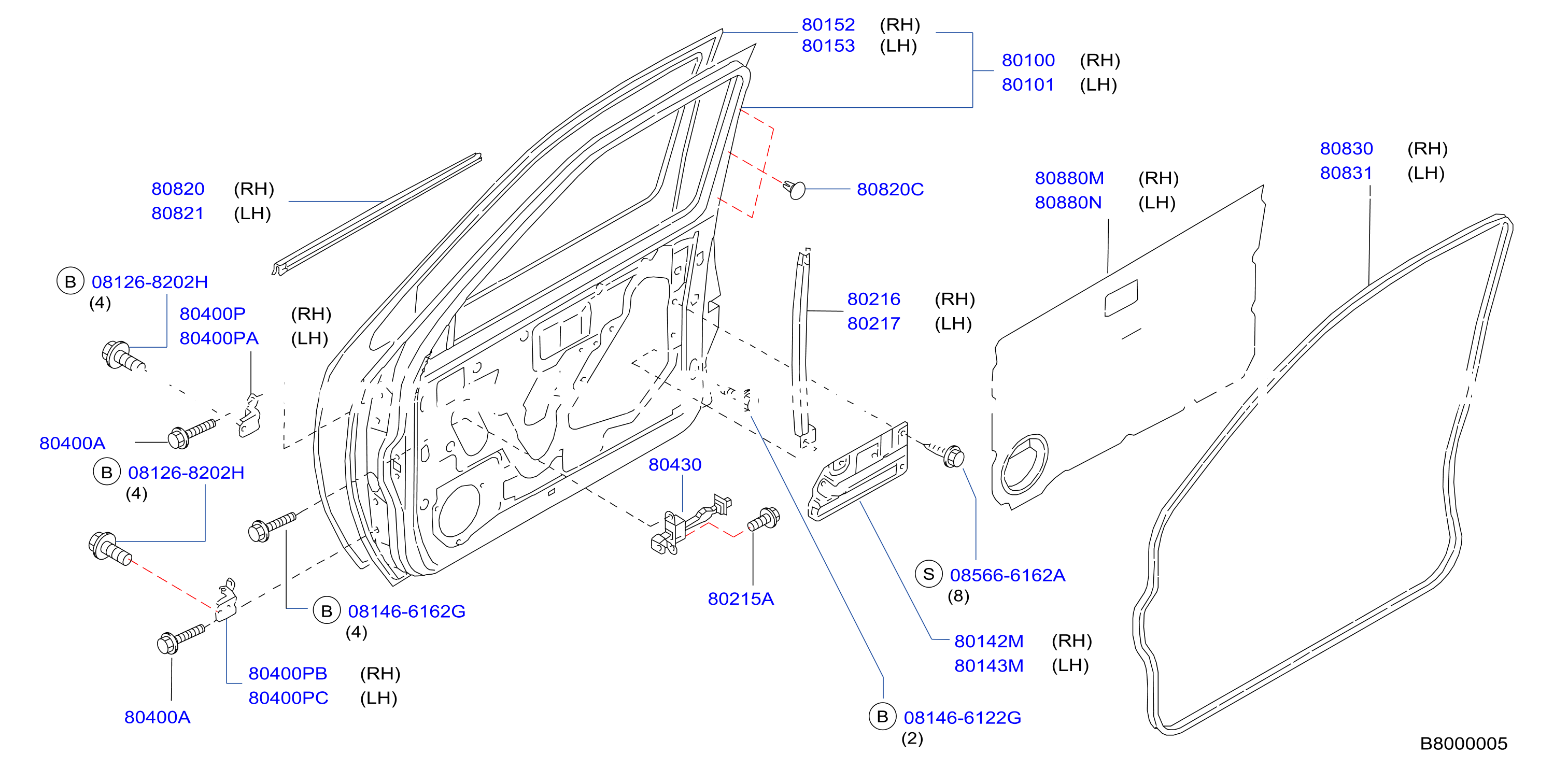 Front Door Panel Fitting